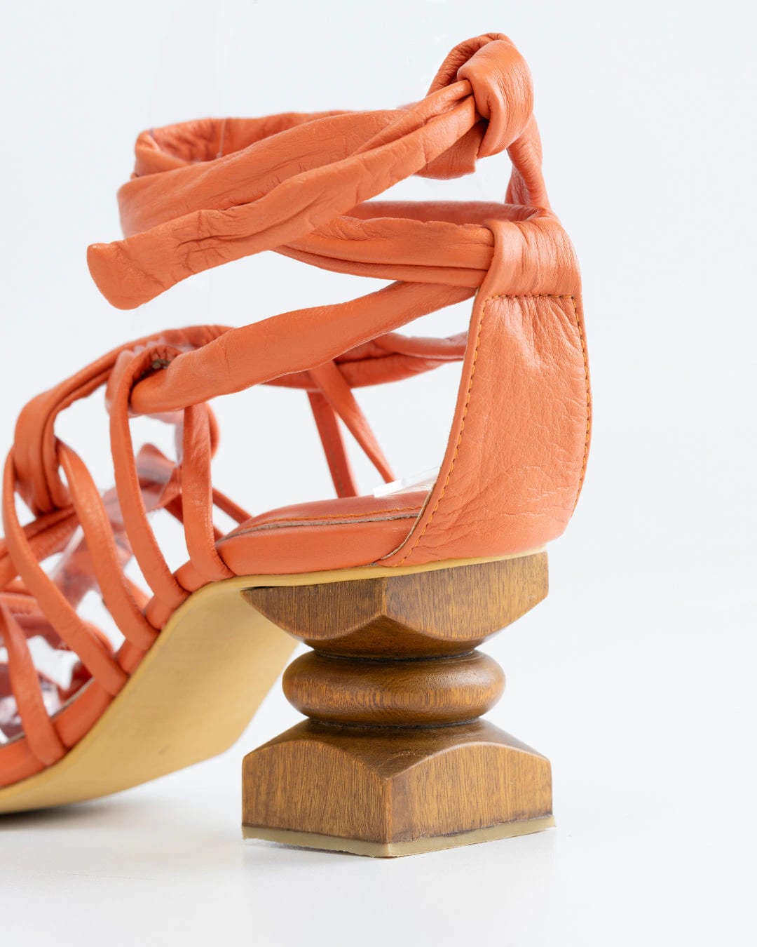Silvia Cobos Ani Wood Heel Orange - imagen 3