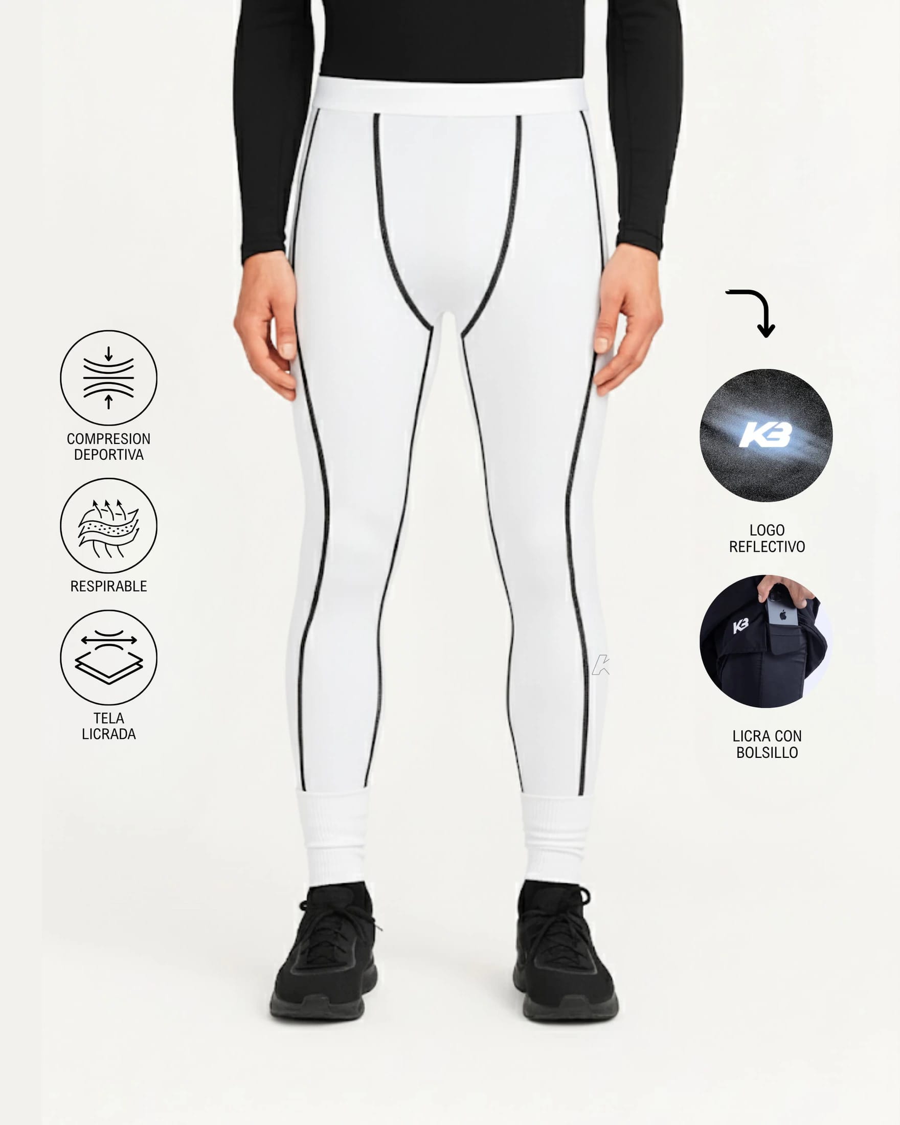 Leggins Kaybu Future ┃KBMEN RF.384 - imagen 2