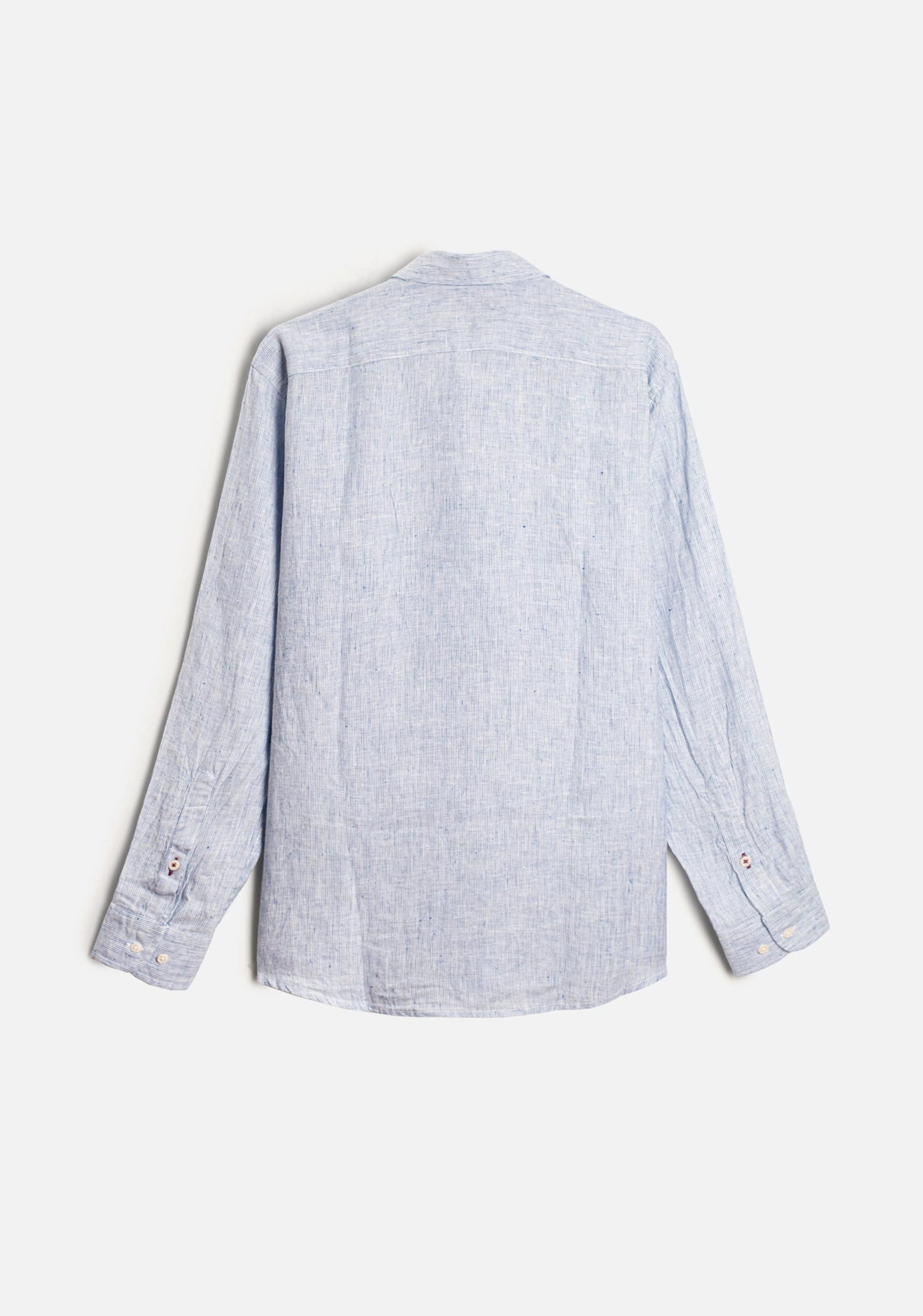 Camisa H CBD Lino L-Vin Rayas Azul Claro-Blanco - imagen 4