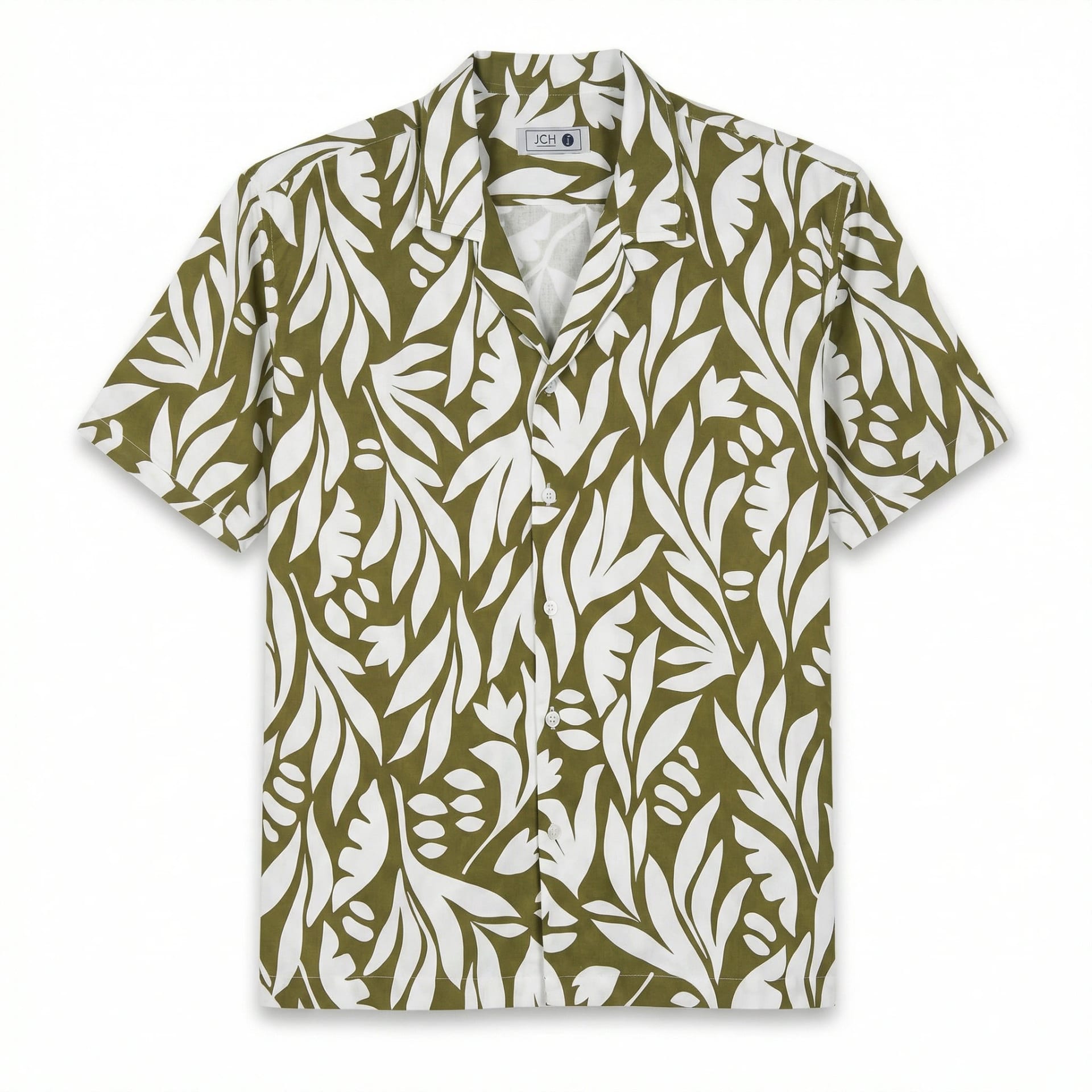 Camisa Bowling Estampada Verde C303 - imagen 4