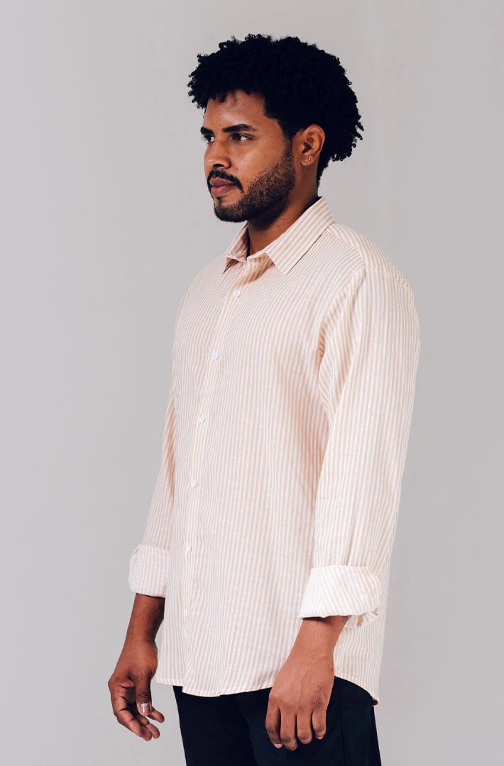 Camisa blanca rayas curuba - imagen 3