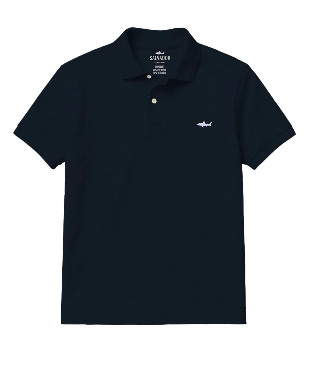 CAMISETA POLO AZUL OSCURA - imagen 1