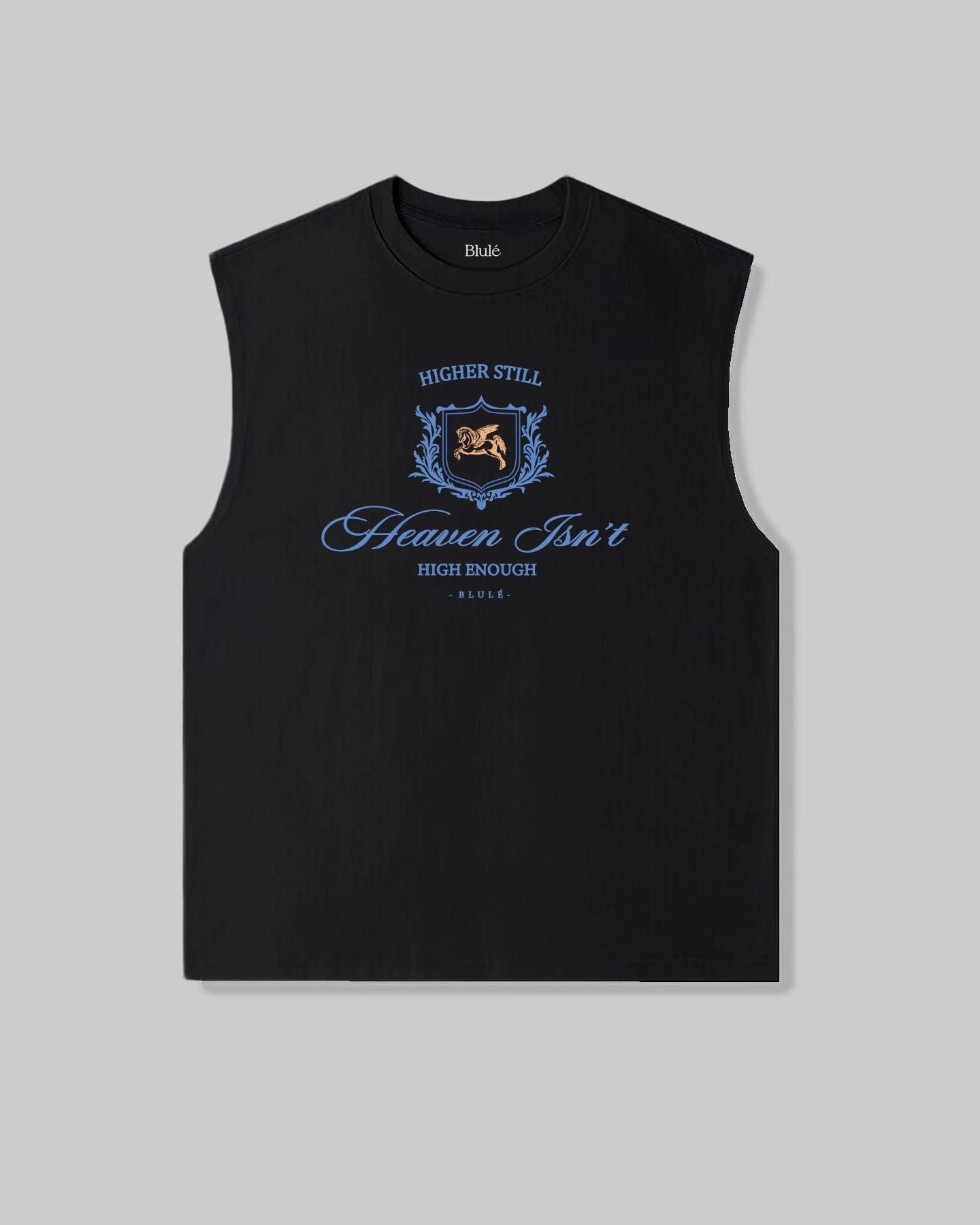 Oversized Sleeveless Higher Still Black - imagen 1