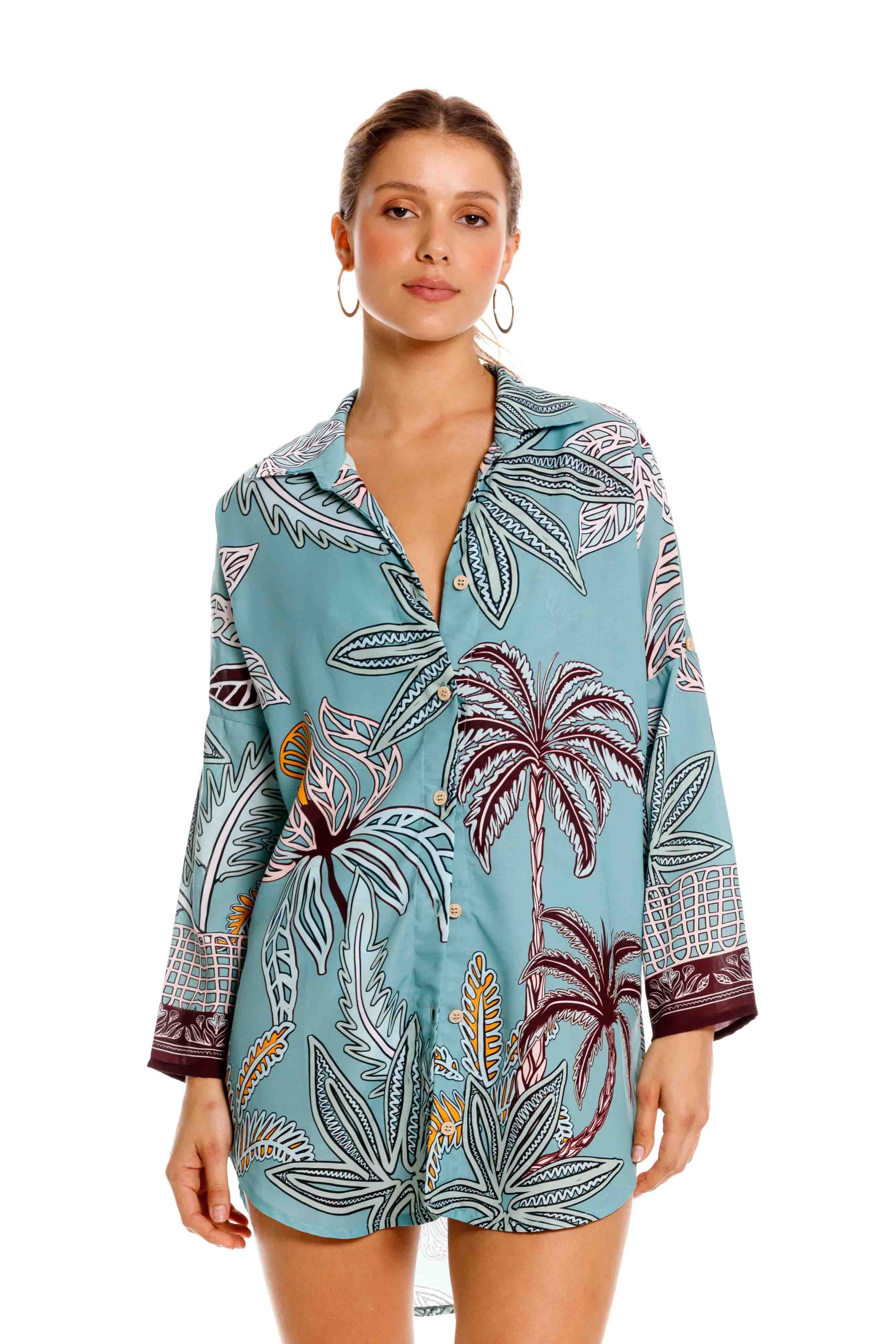 Camisón Maxipalms Verde - imagen 4