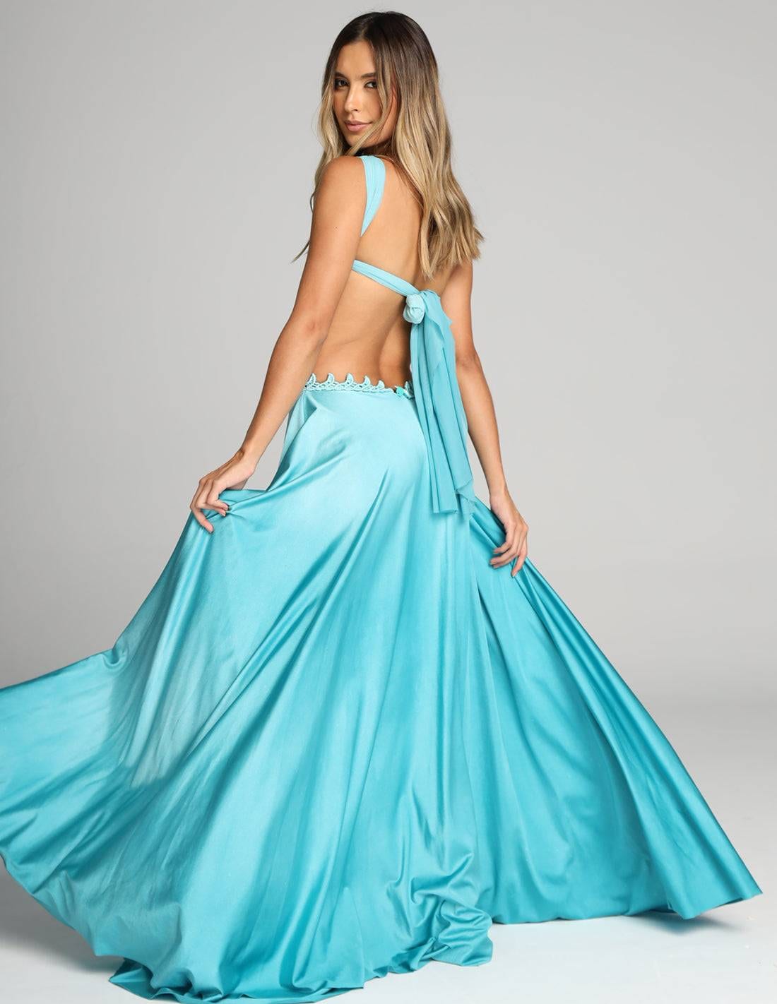 Vestido Wings Turquoise - imagen 2
