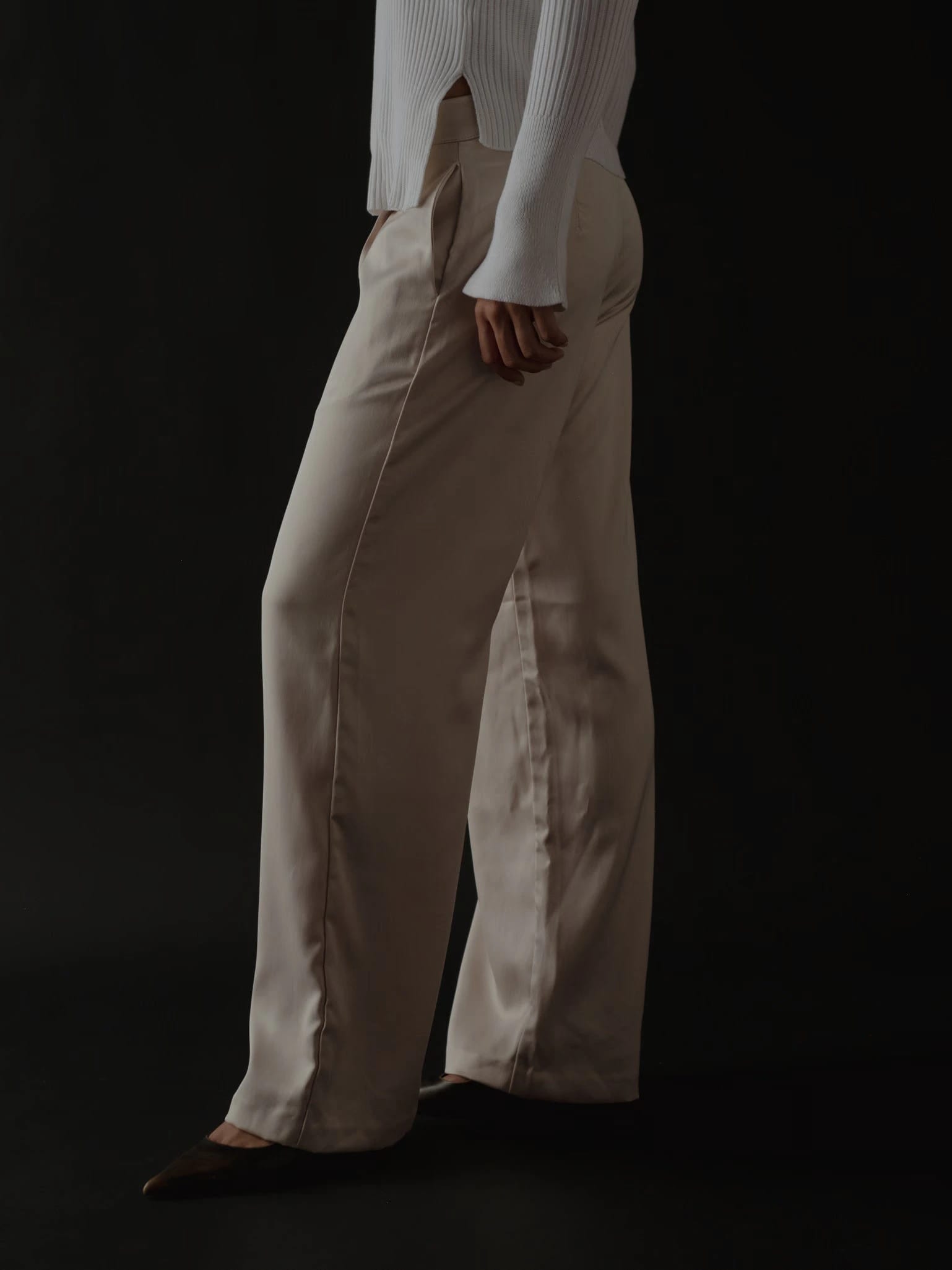 NOT SO MODEST TROUSER - SAND PEARL - imagen 4