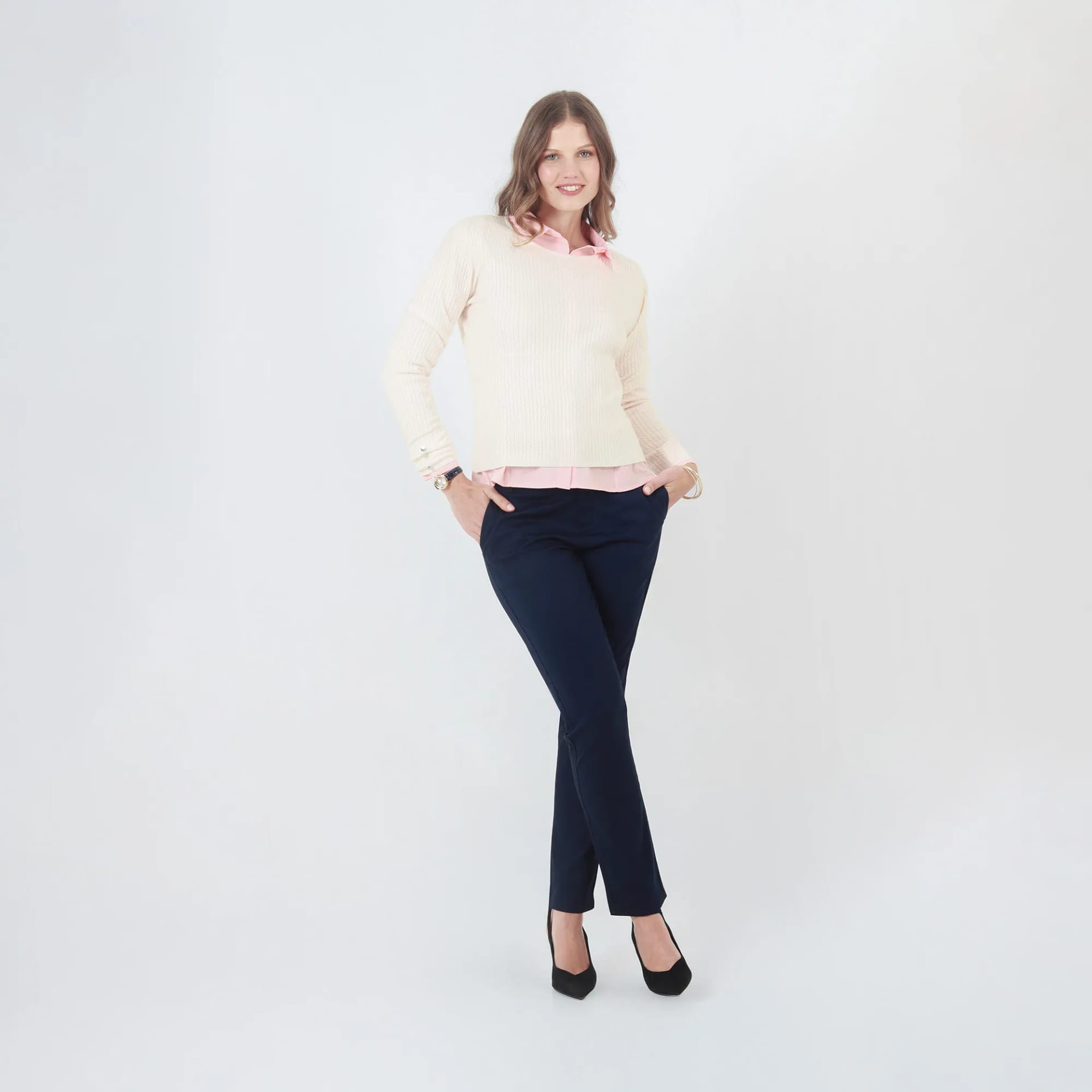 Sweater Cuello Redondo Manga Larga - imagen 1