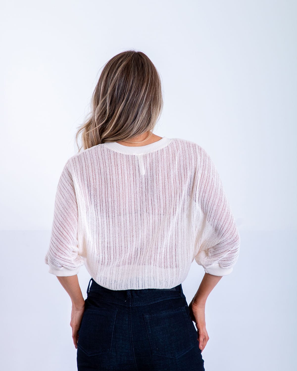 Blusa ivory para mujer - imagen 3