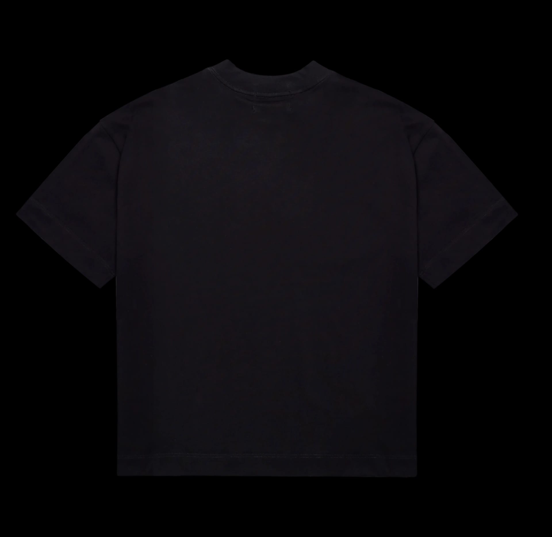 CENTER LOGO BLACK T-SHIRT - imagen 4