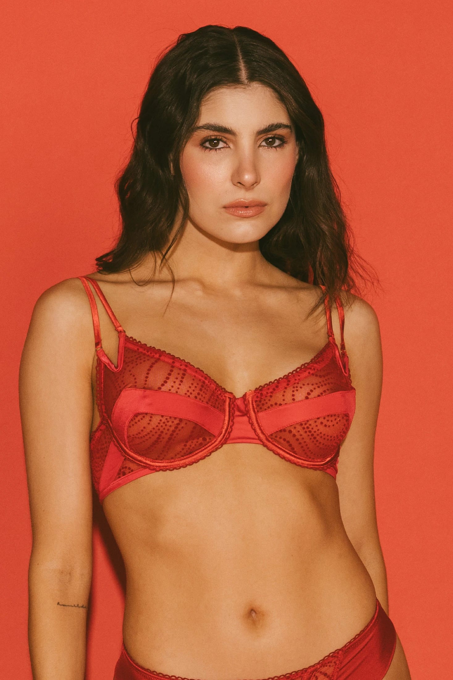 BRA ARO SIN COPA ELLIPSE ECOS ROJO - imagen 3