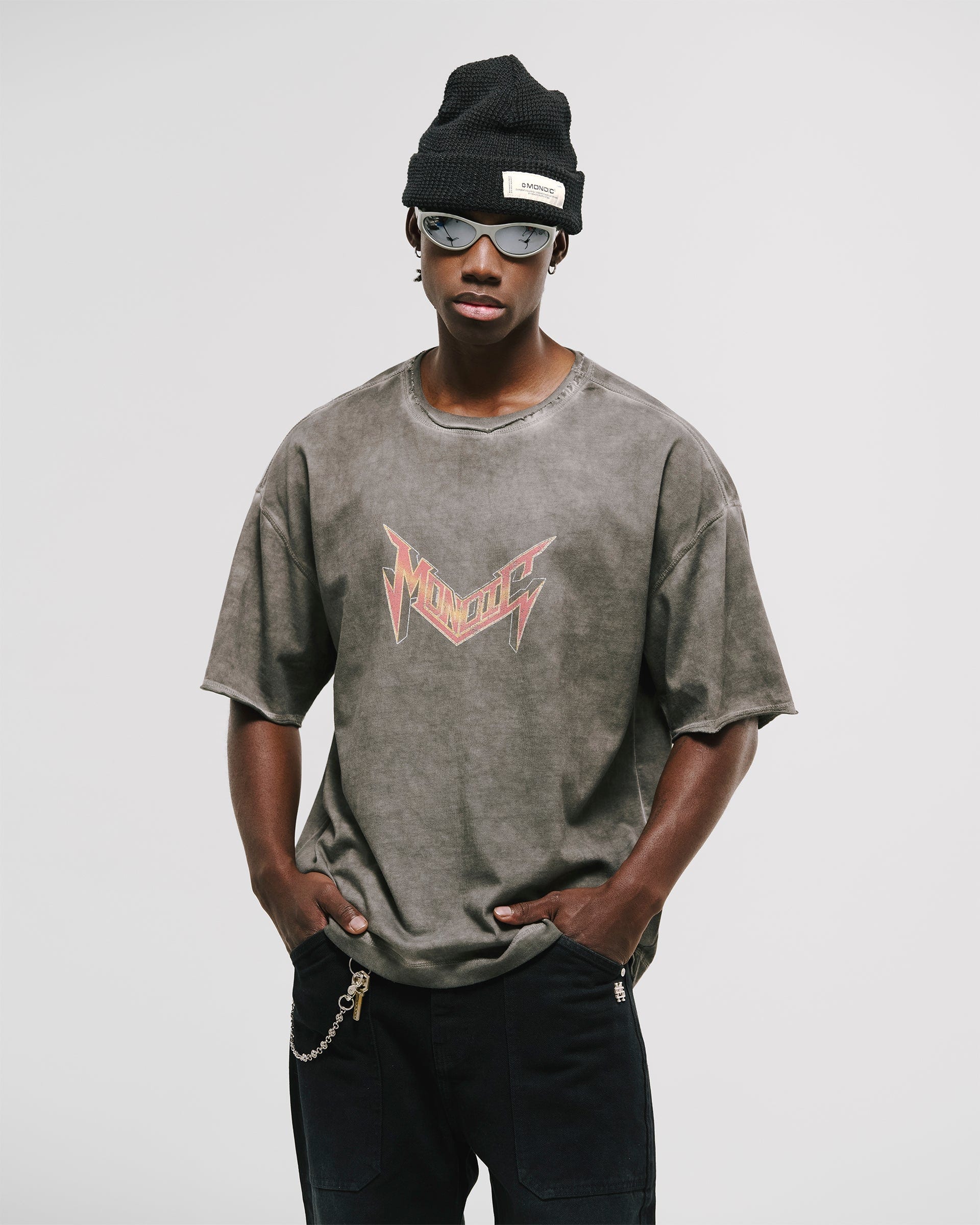 Camiseta Boxy Fit World Tour - Gris Desgastado (Exclusiva) - imagen 6