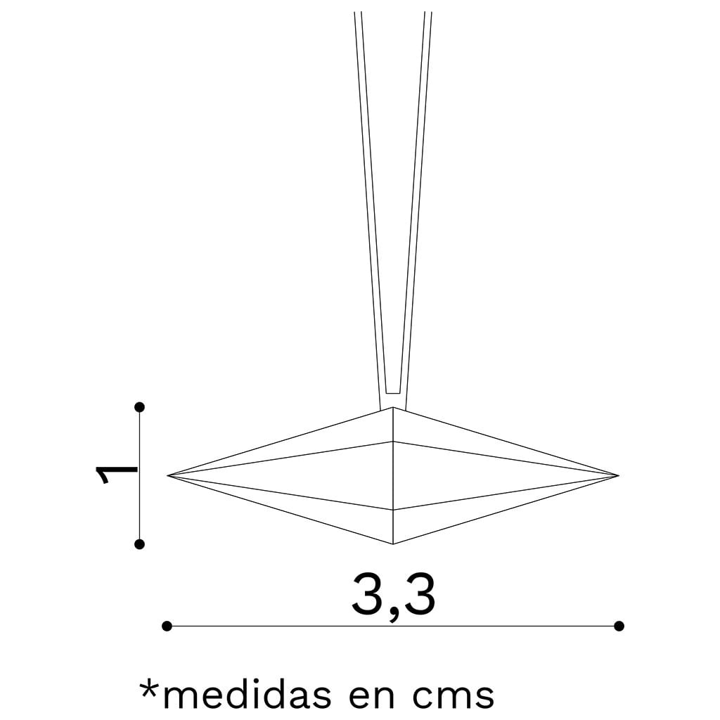 Colgante 2 conos truncados - imagen 3