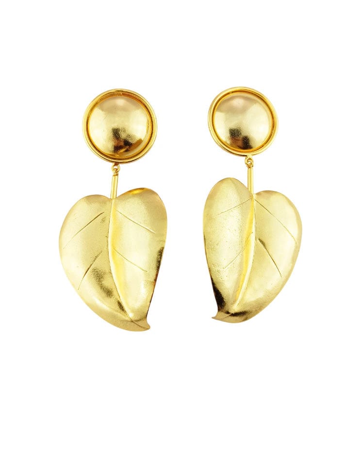 Aretes Hoja Lucinda - imagen 1