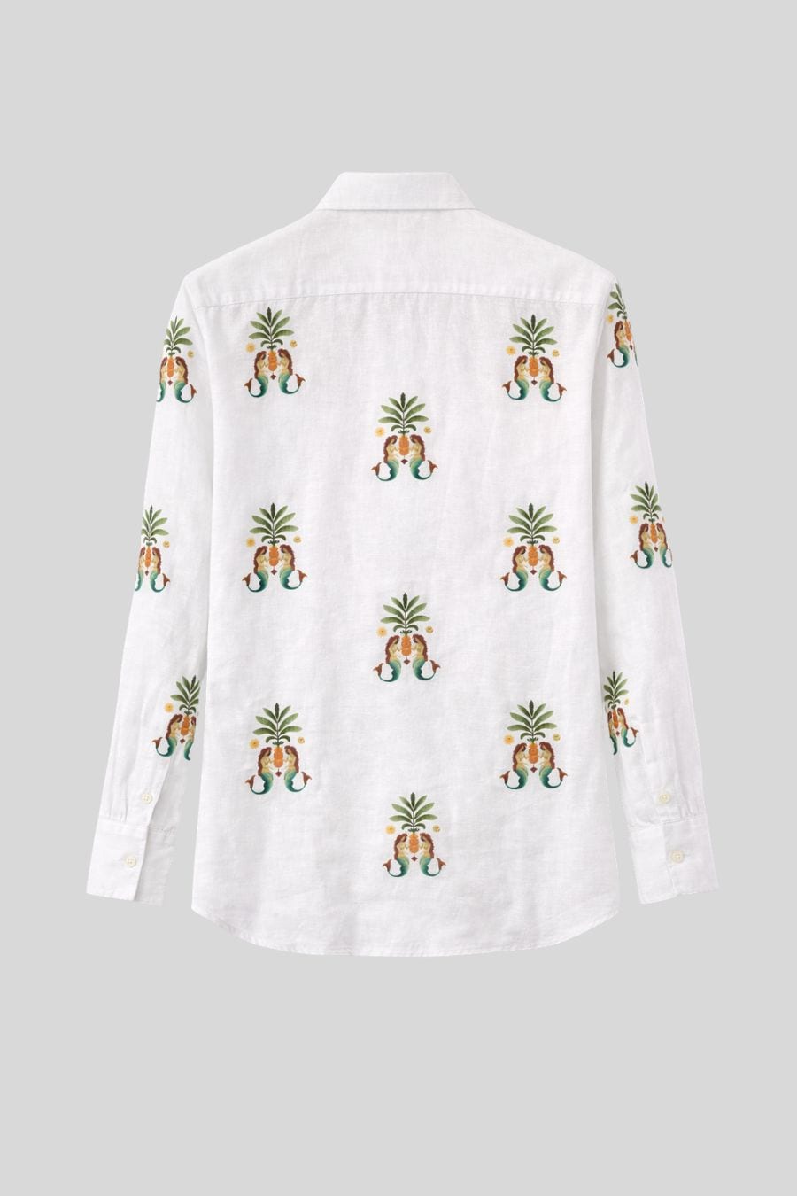 Women's shirt linen nerida white - imagen 5
