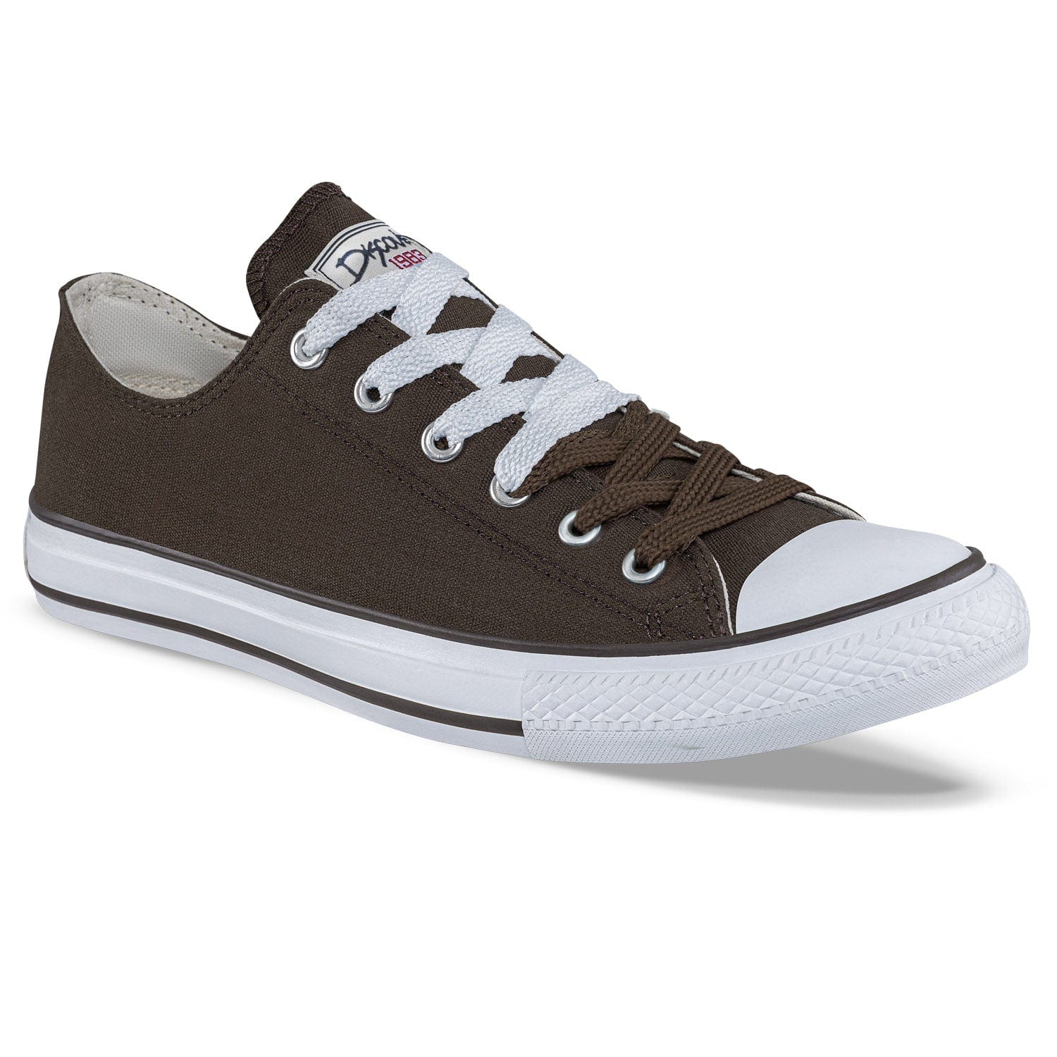 Tenis Casuales Discovery Bajo Café Croydon Unisex - imagen 1