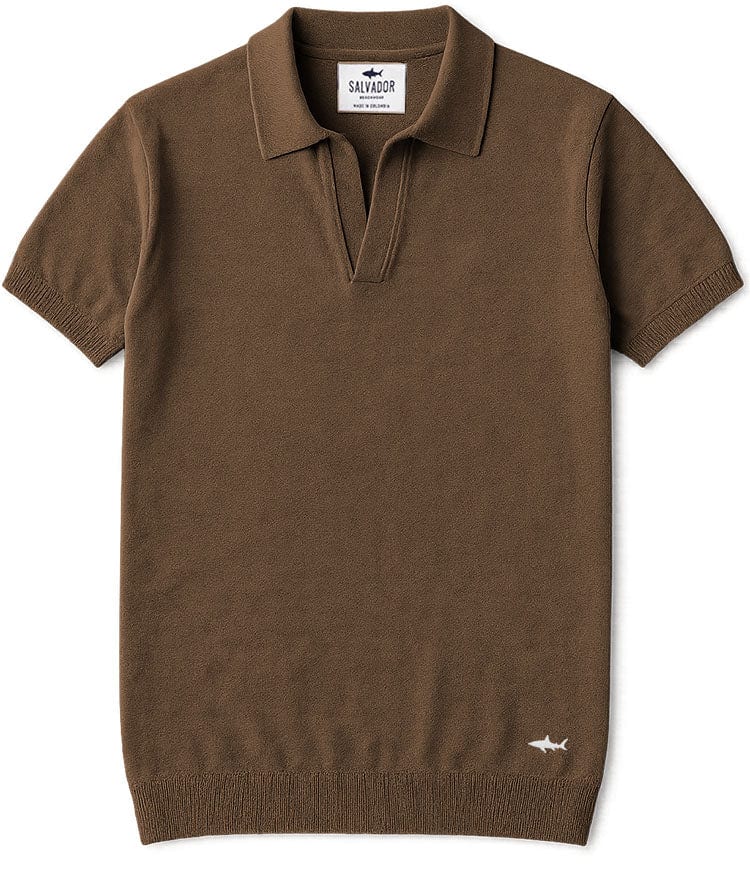 POLO DE PUNTO CHOCOLATE - imagen 1