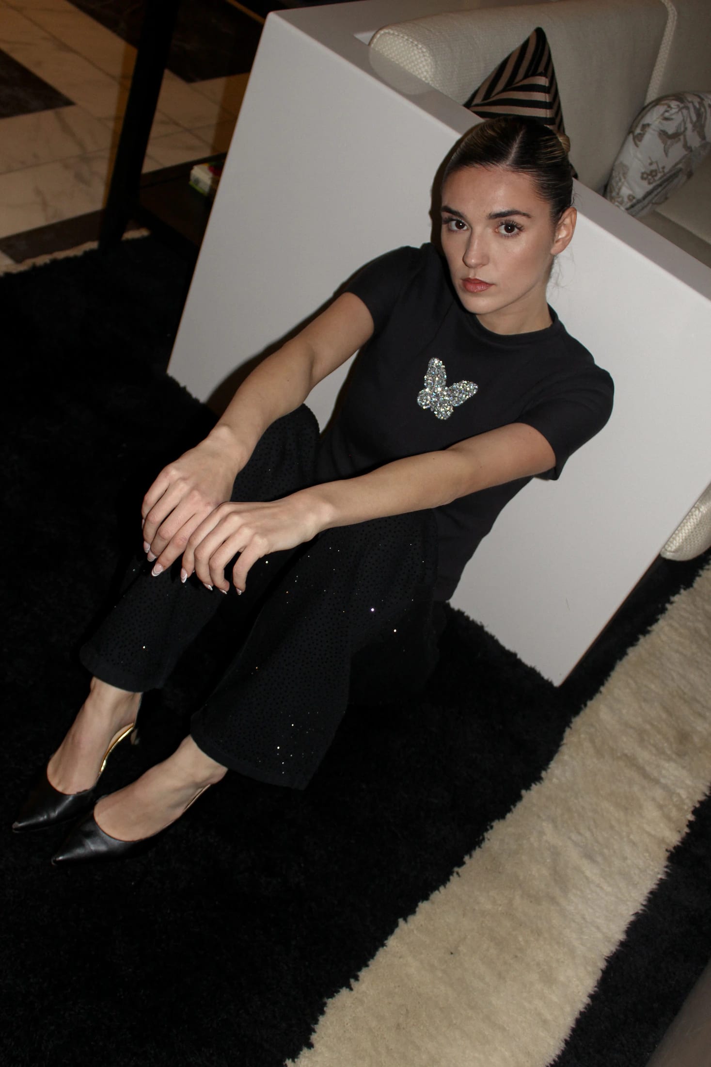 Black Sparkling Jeans - imagen 7