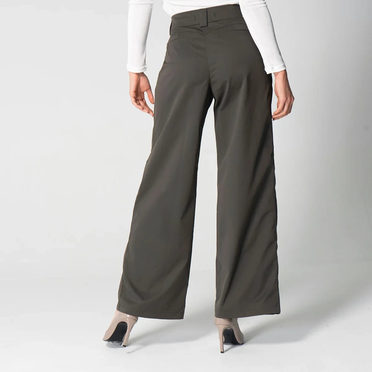 Pantalon Unicolor Wide Leg Zac - imagen 9