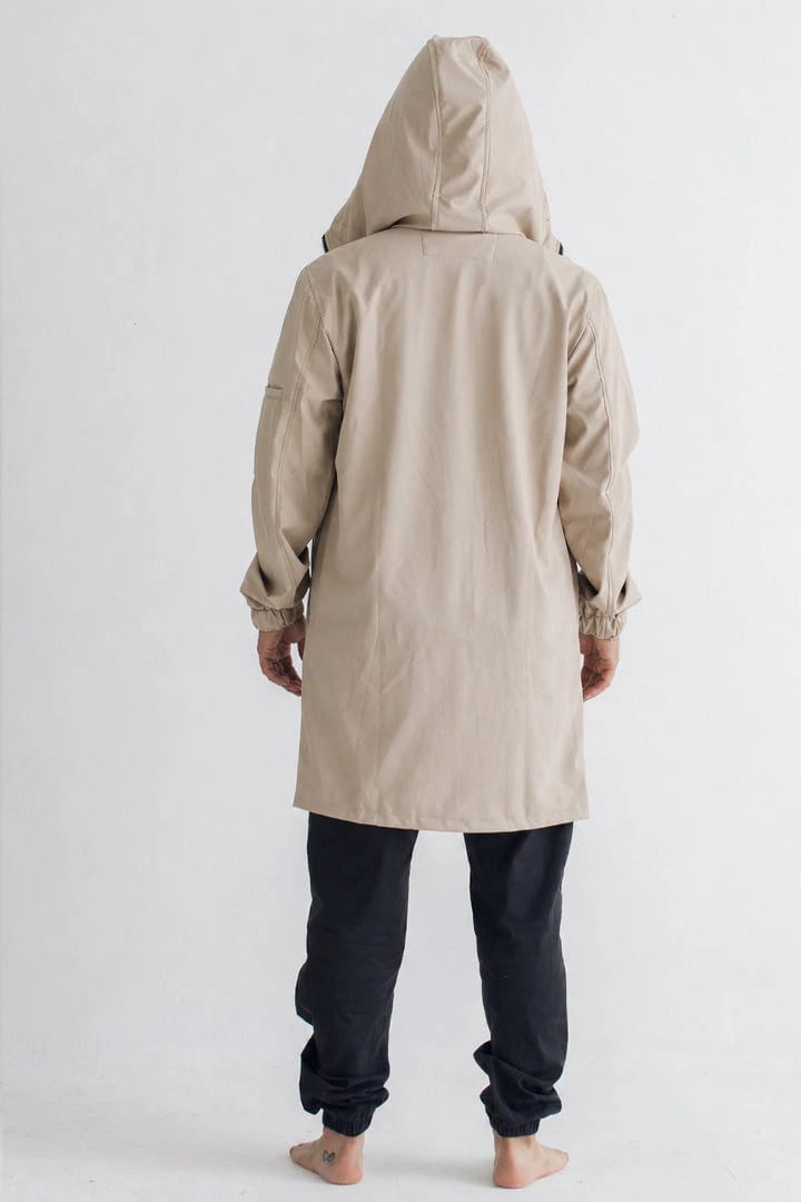 Chaqueta para lluvia beige - imagen 4