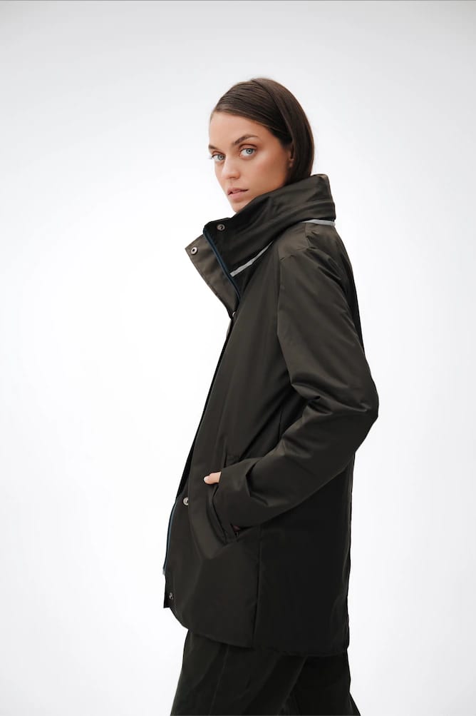 RAINCOAT OLIVE - imagen 3