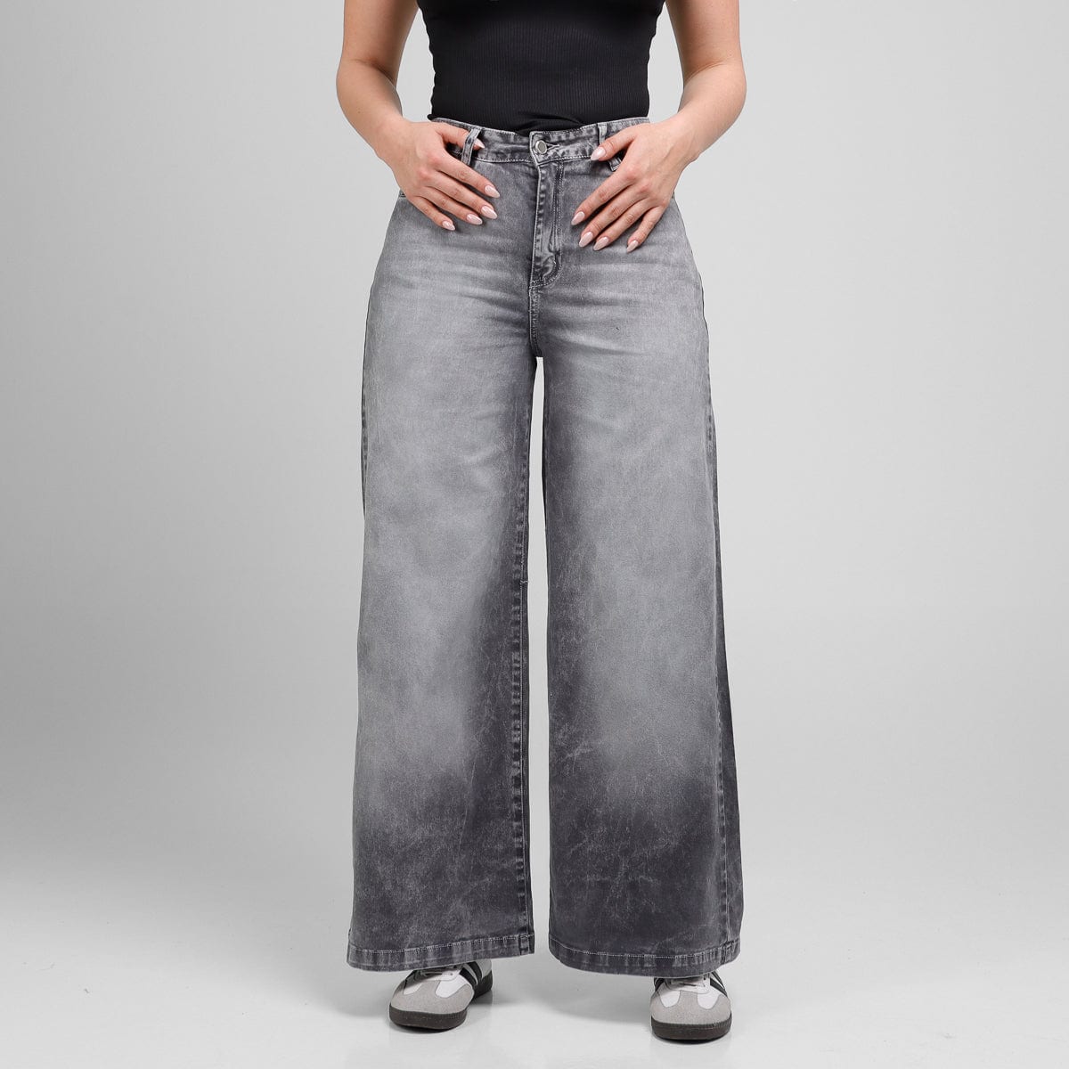 Jean Wide leg Axspen Ax-2830 Gris - imagen 1