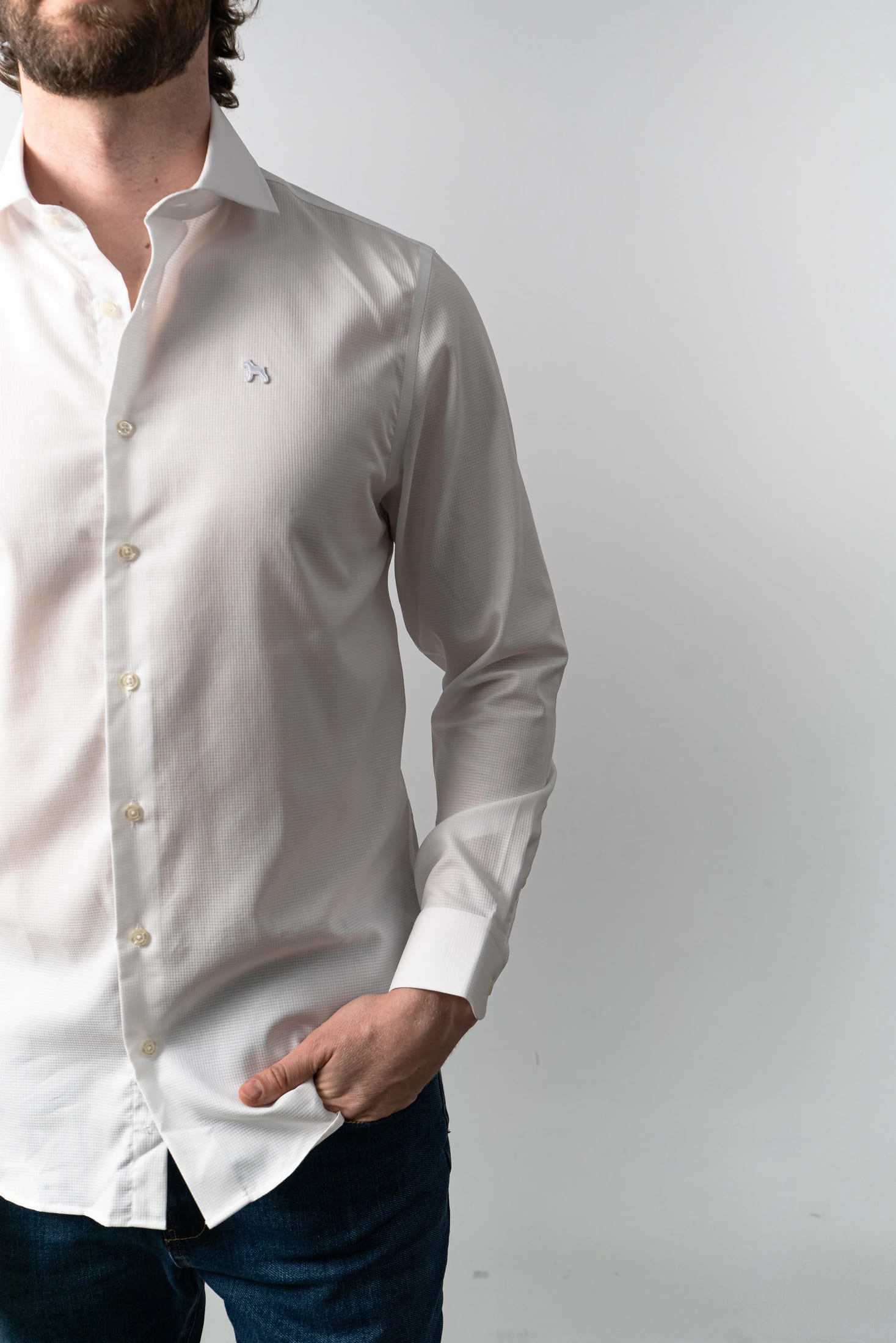 Camisa Manga Larga Blanco - imagen 2