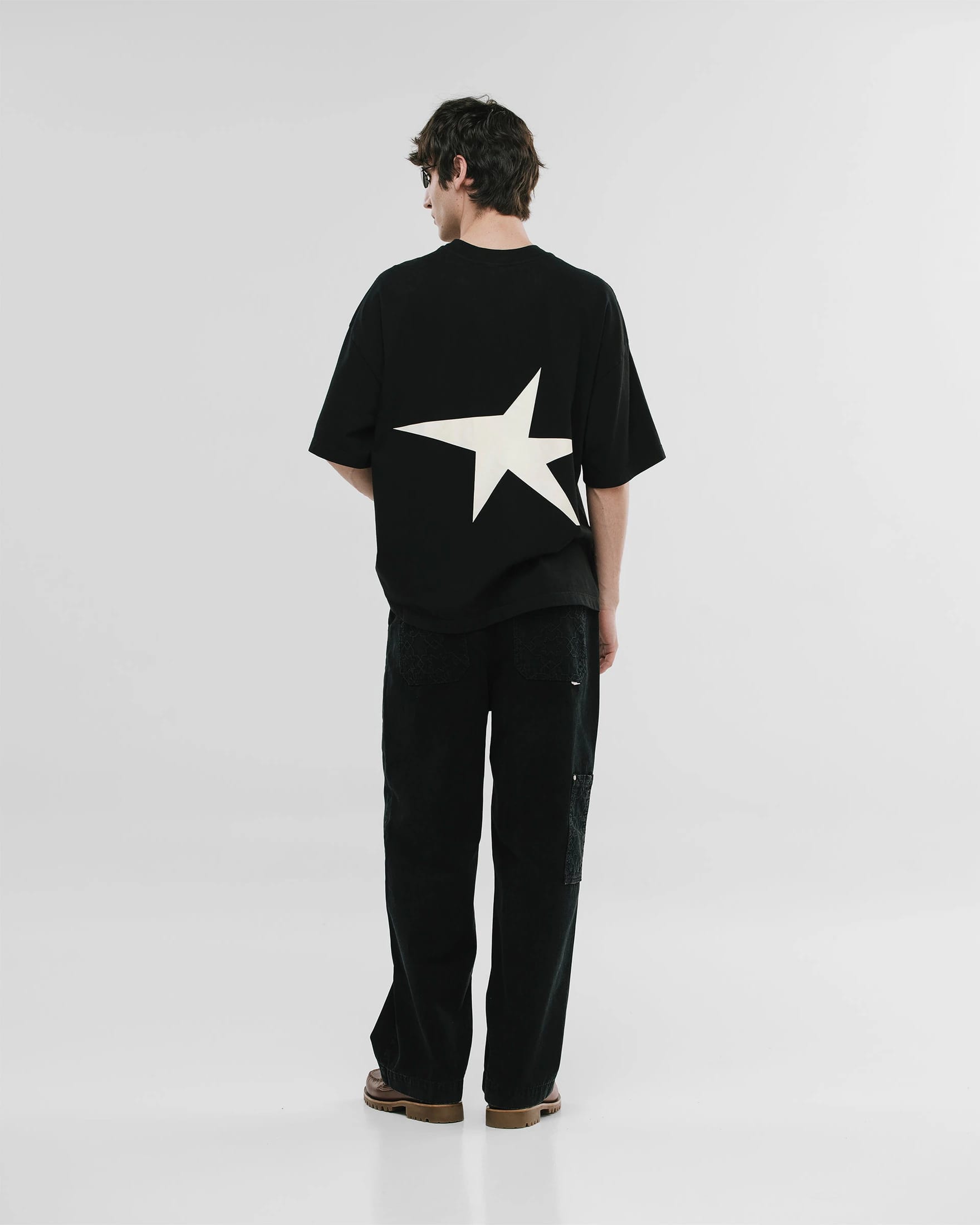 Camiseta Boxy Fit Riva - Negro Oscuro (Exclusive) - imagen 4