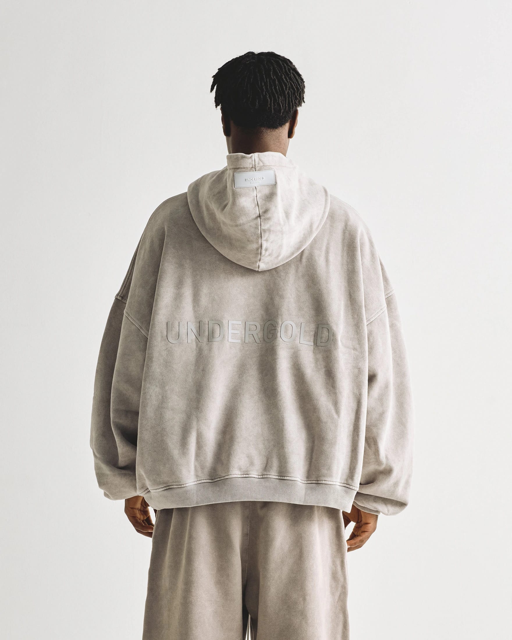 Line Logo Hoodie Washed Gray - imagen 6