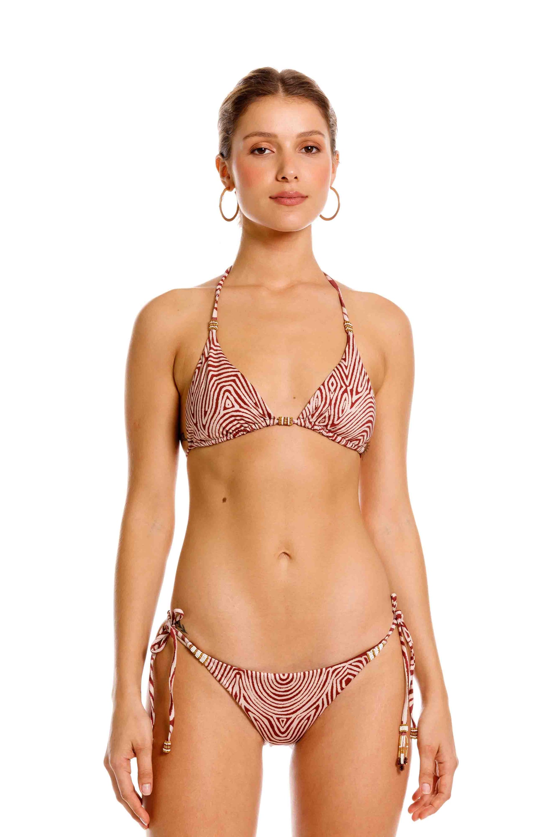 Top Triángulo de Bikini Nairobi Marrón - imagen 5