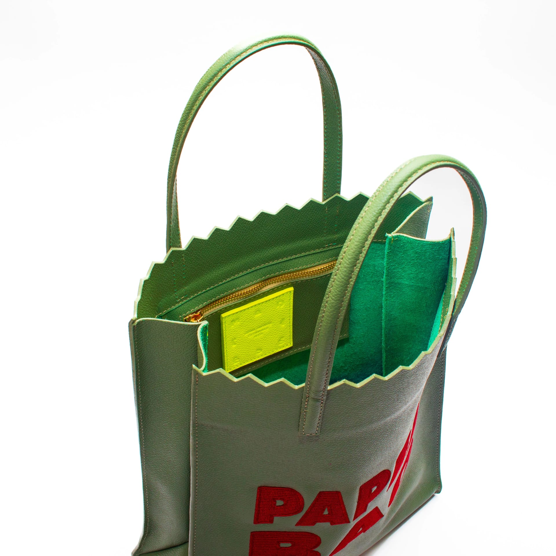 Paper Bag - Sage x Bordeaux - imagen 3