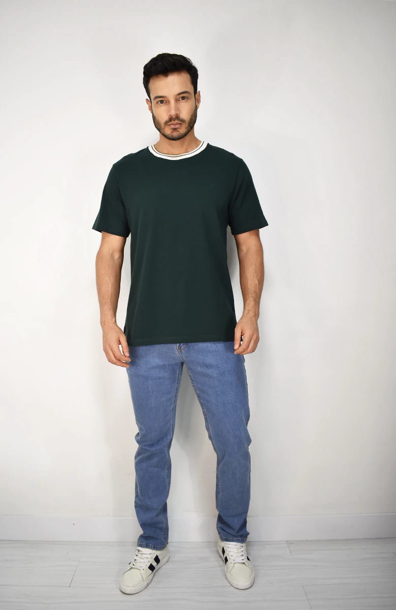 Camiseta Verde Para Hombre - imagen 3