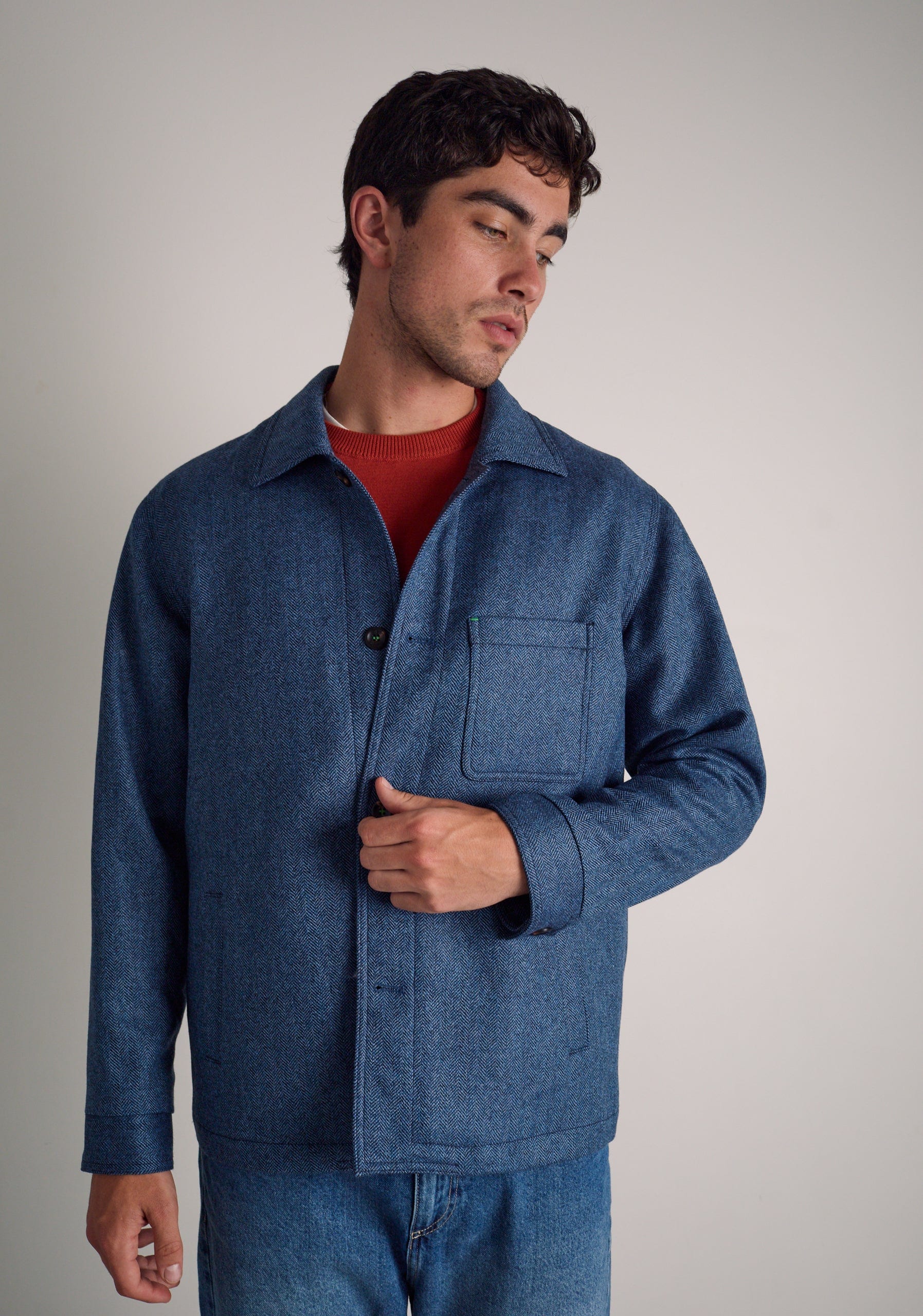 Chaqueta H Clapton Espina Azul Medio - imagen 3