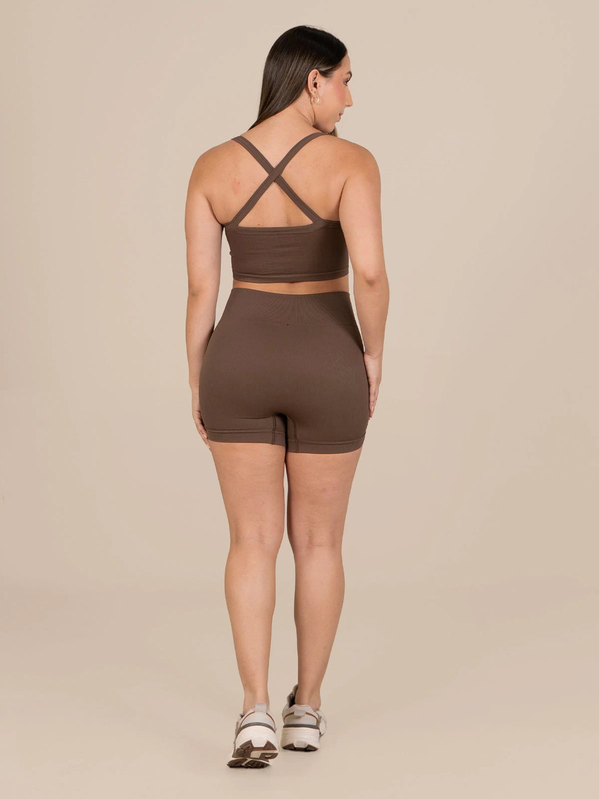 Talia short set seamless cafe - imagen 2