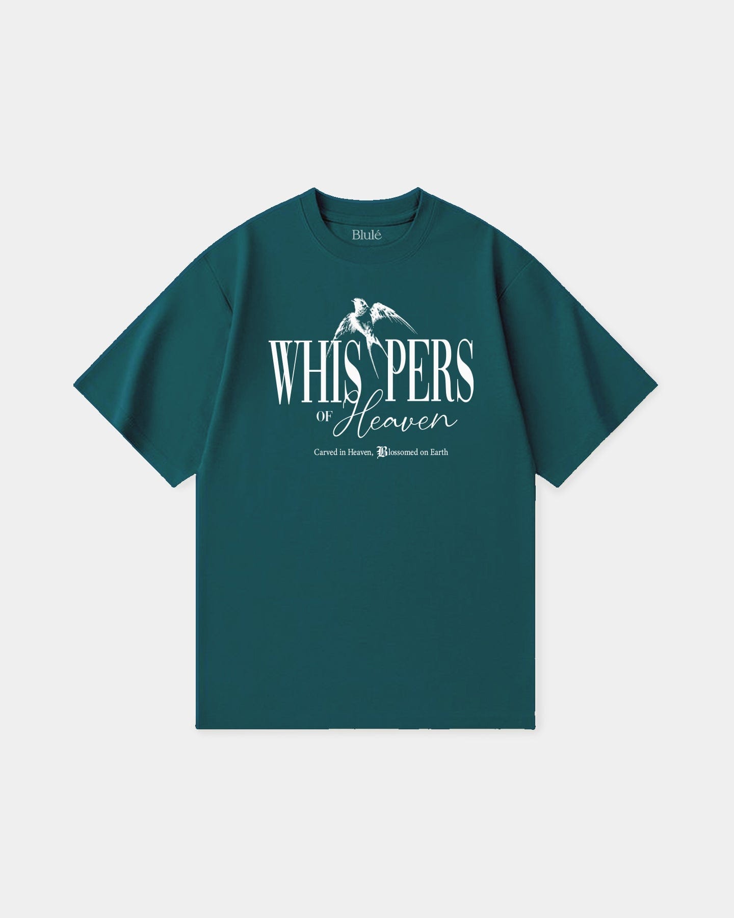 Oversized T Shirt Whispers Dark Green - imagen 1