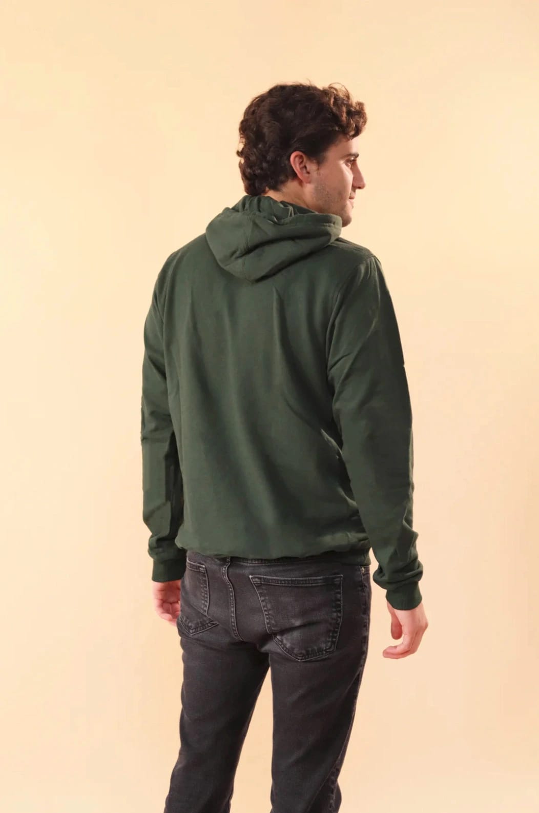 HOODIE DOMENICA VERDE MILITAR - UNISEX - imagen 4