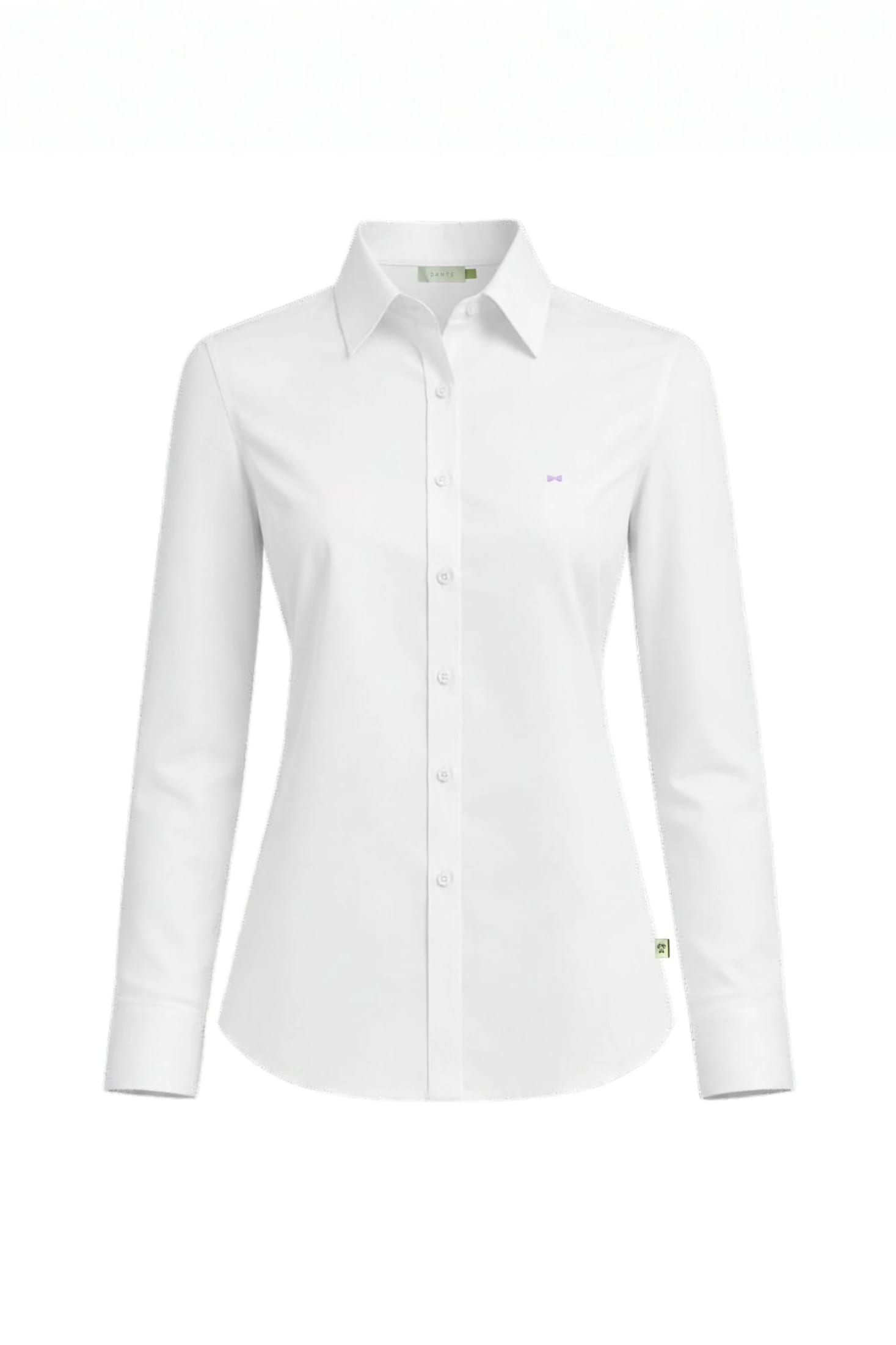 Camisa Antimanchas de Mujer Blanca Logo Lila - imagen 3