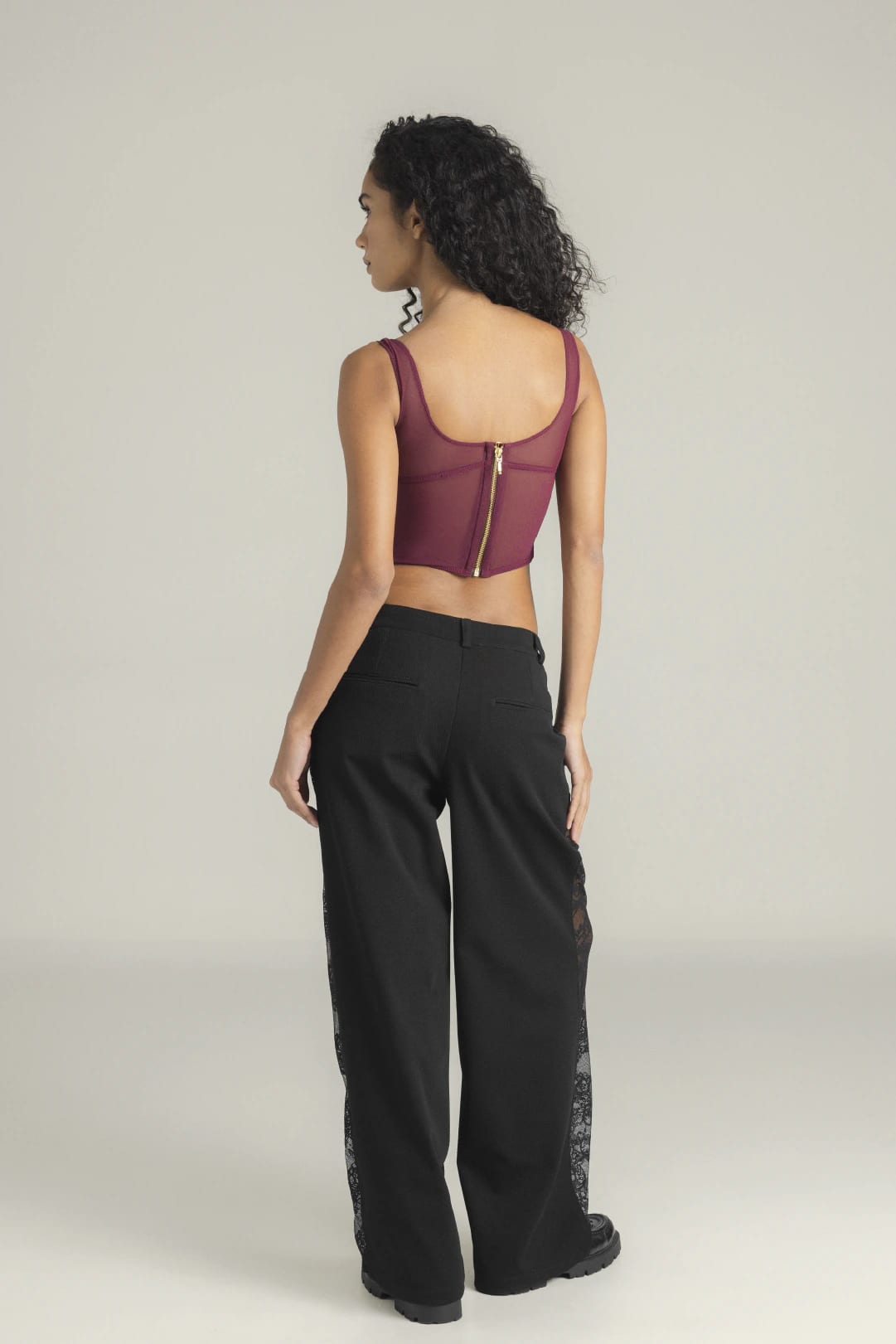 CORSET INDIRA BURGUNDY - imagen 6