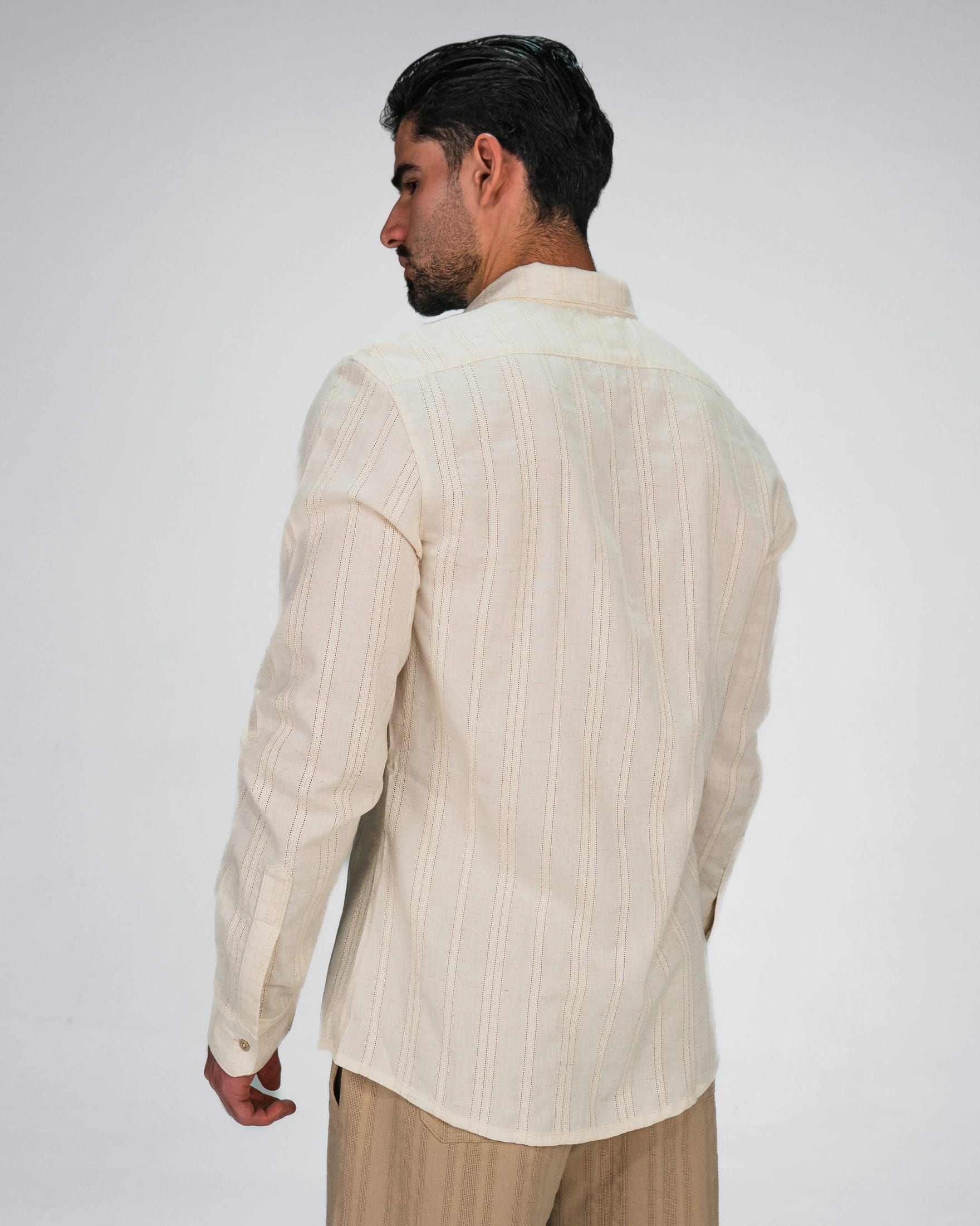 Camisa Artesana Beige - imagen 2
