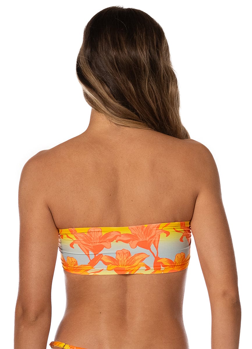 Maaji Golden Lily Cally Strapless Bandeau Bikini Top - imagen 3