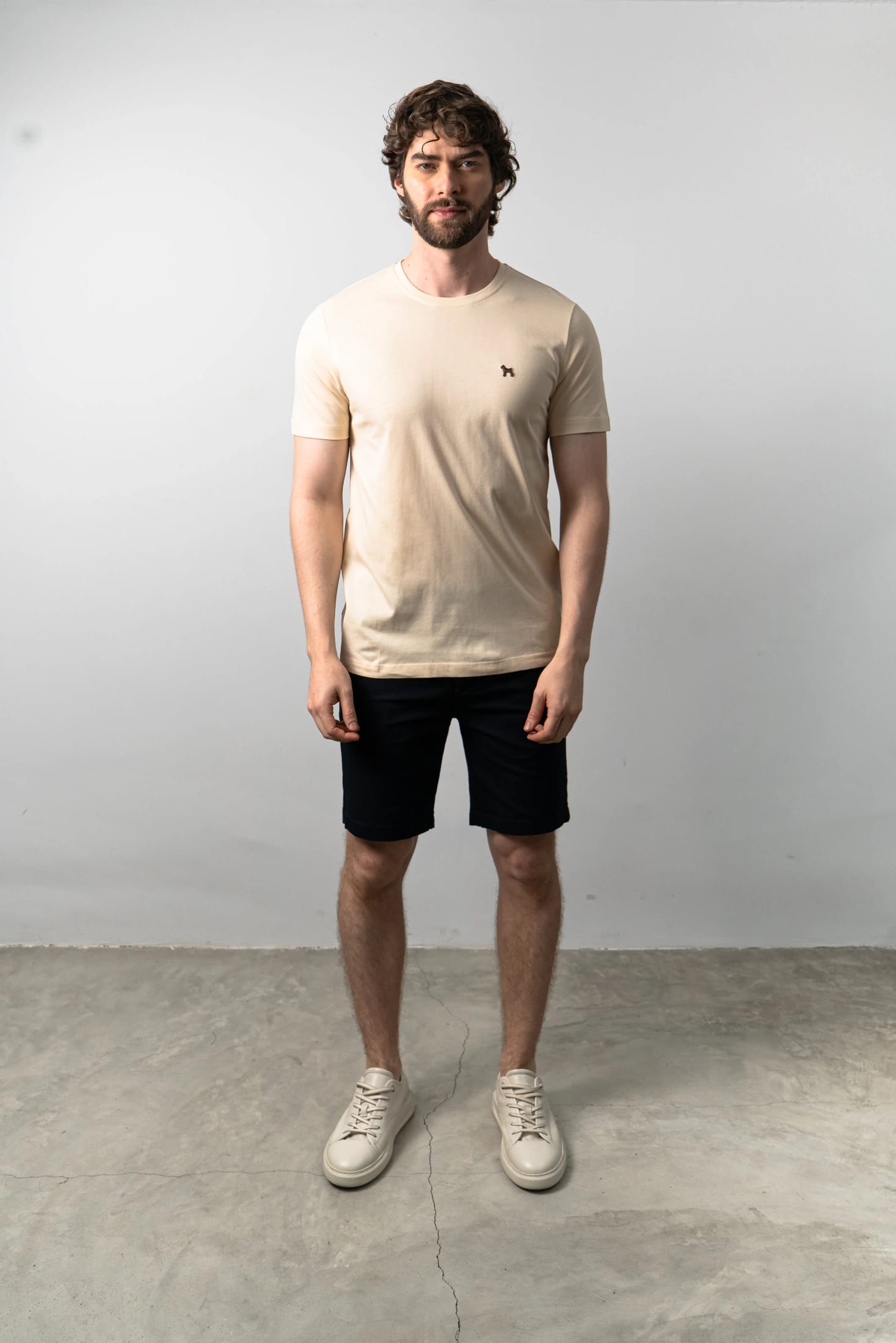 Camiseta Básica Crema - imagen 1