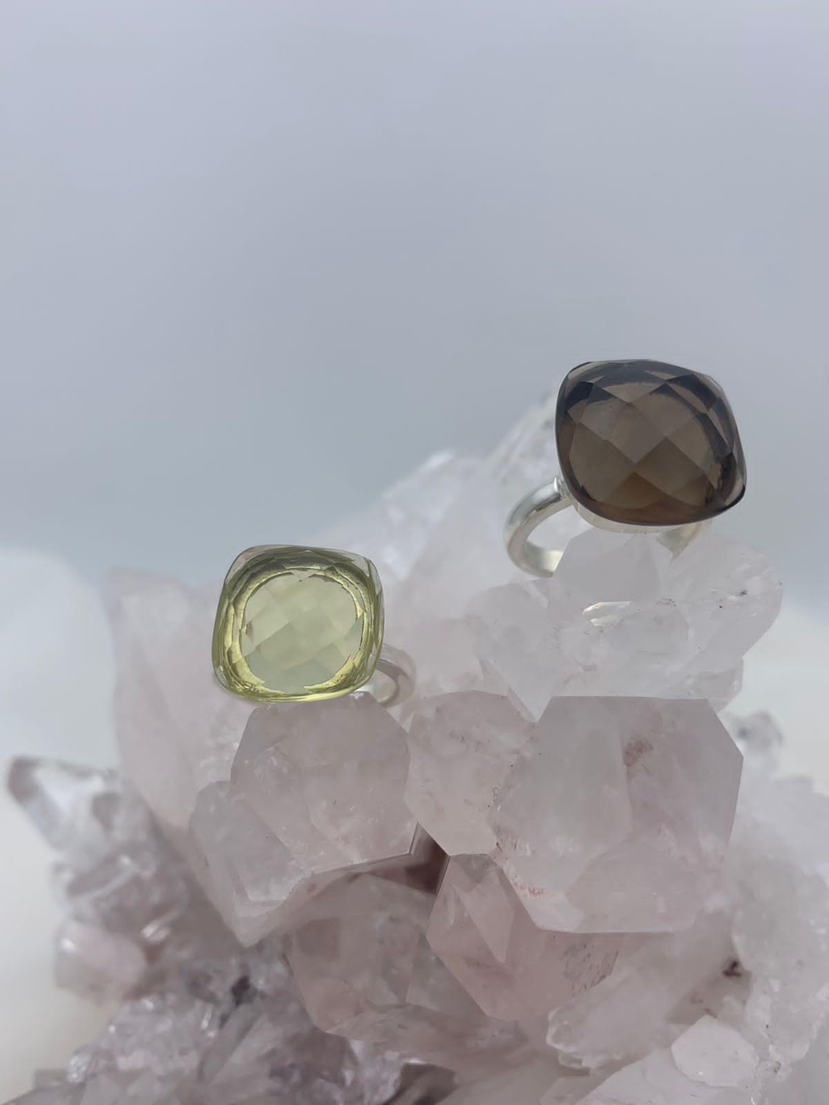Anillo Cuarzo Limón Pomerato - imagen 2