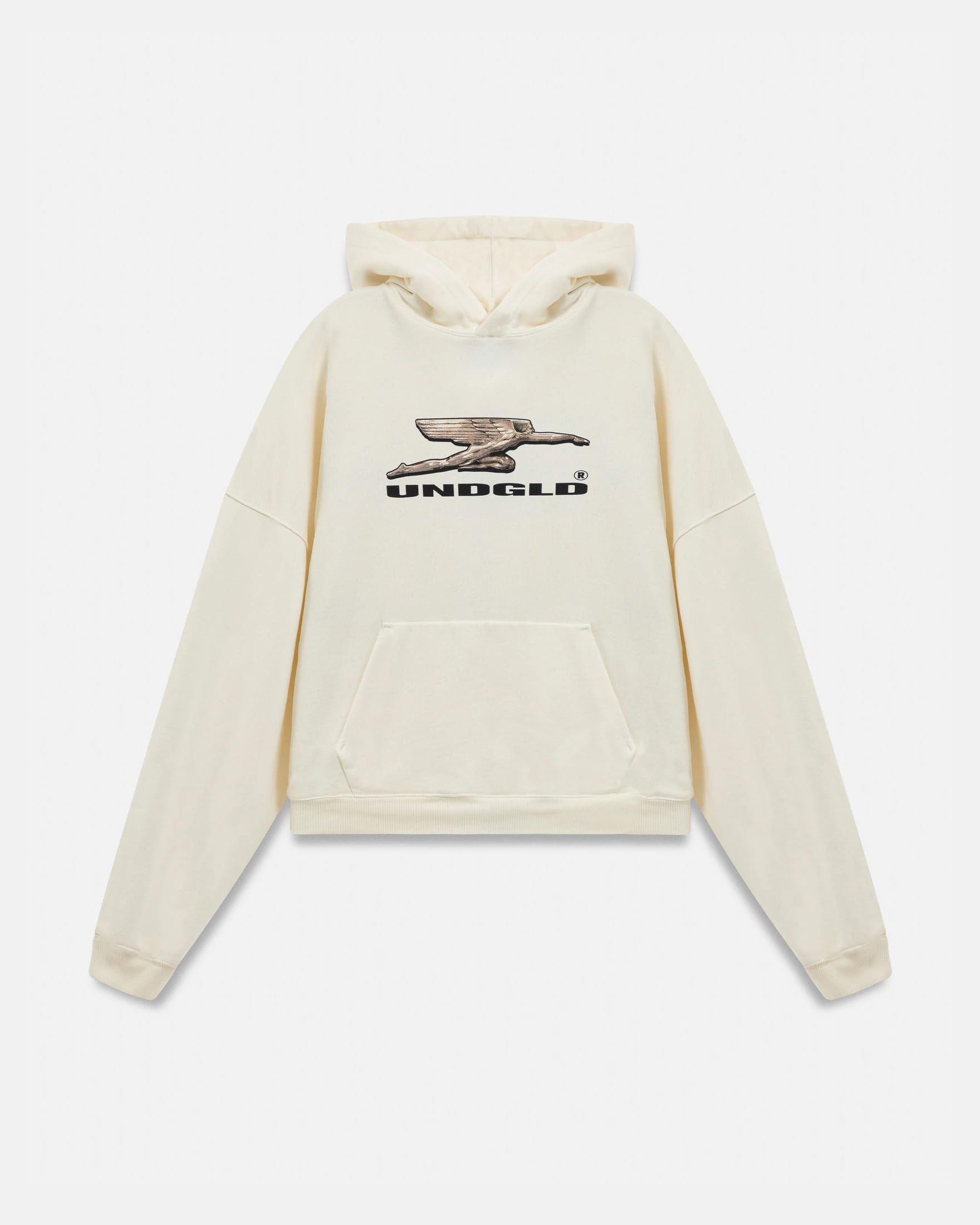 W Holy State Deco Boxy Fit Hoodie White - imagen 1