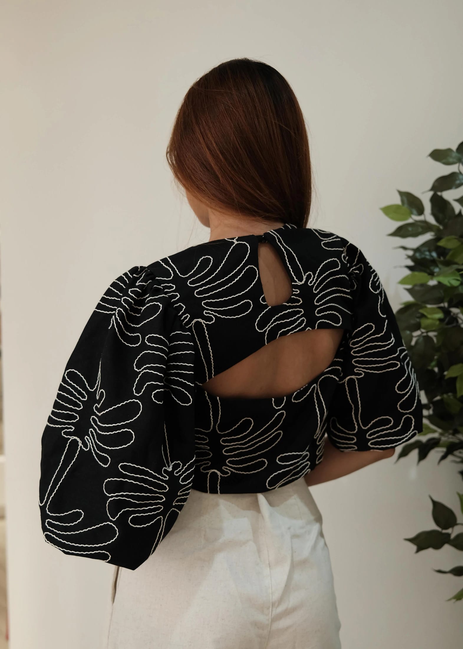 Blusa Palmeras Muestra - imagen 3