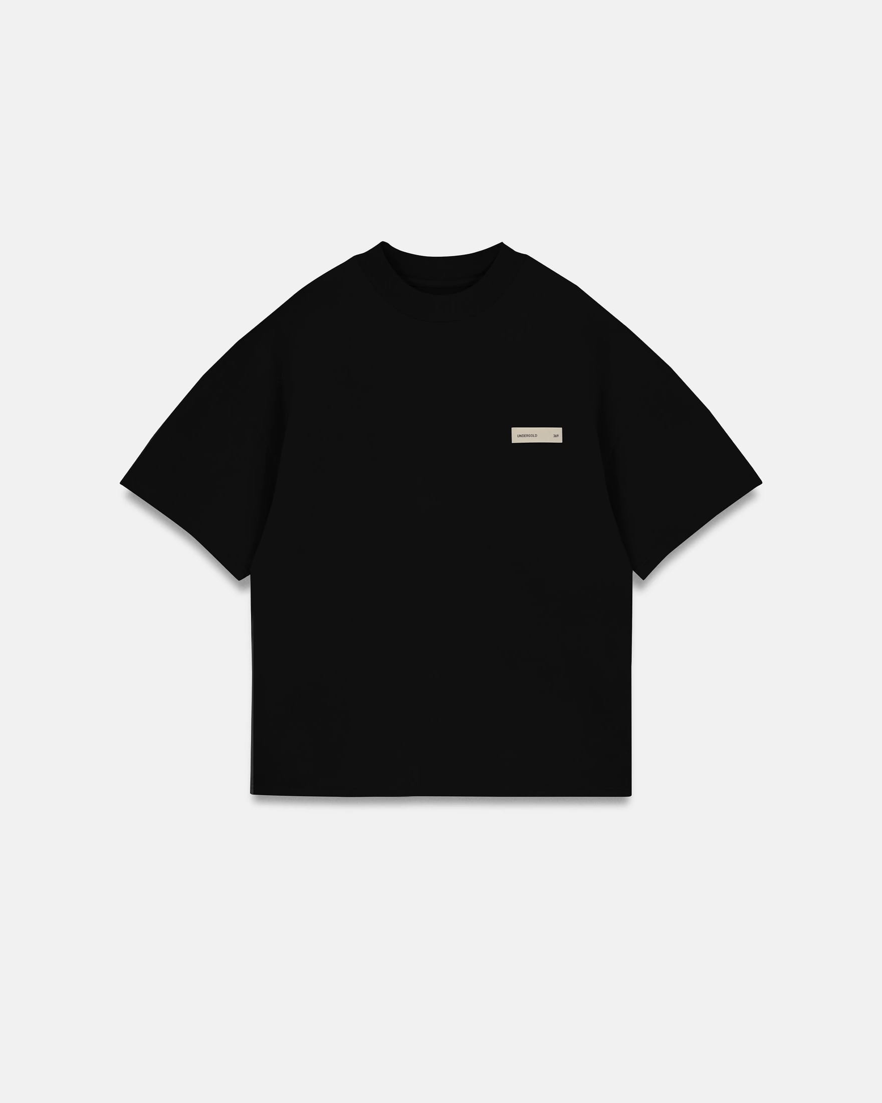 Line Basic Label Boxy Fit Tshirt Black - imagen 1
