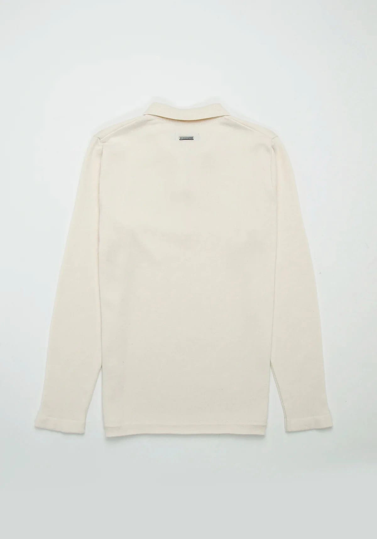 Saco Camisero Half Zip Algodón Crema - imagen 4