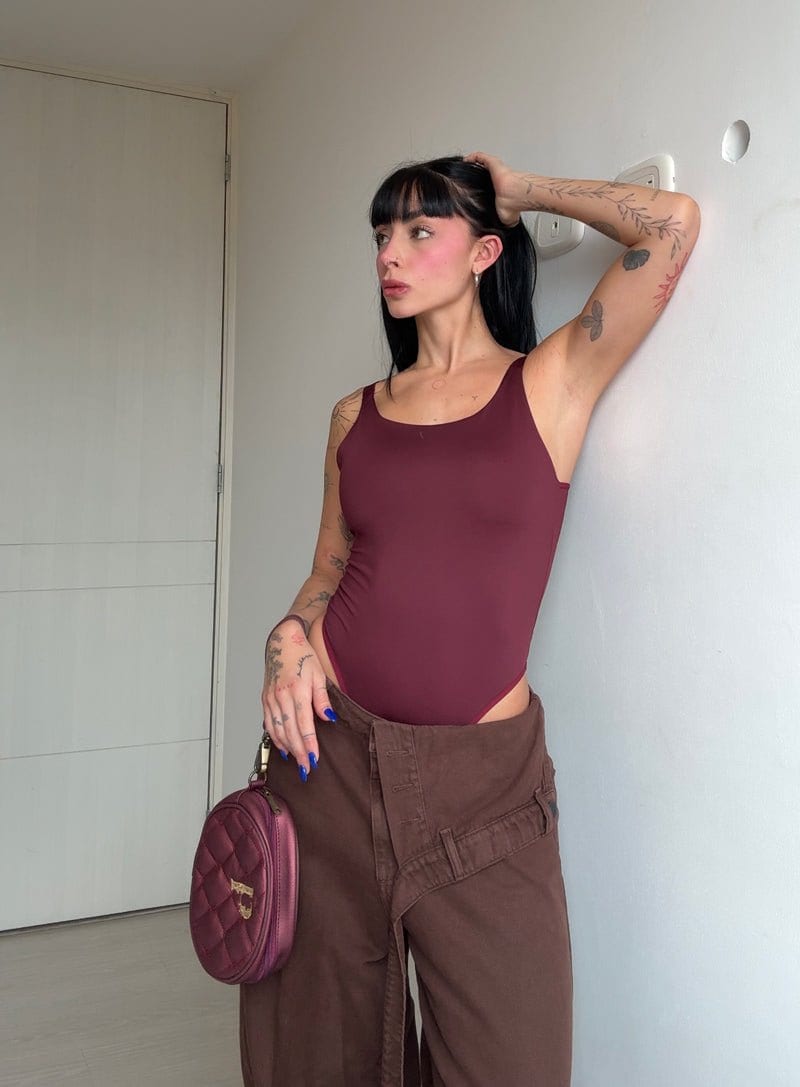 Body Lycra Hanna - Burgundy - imagen 4