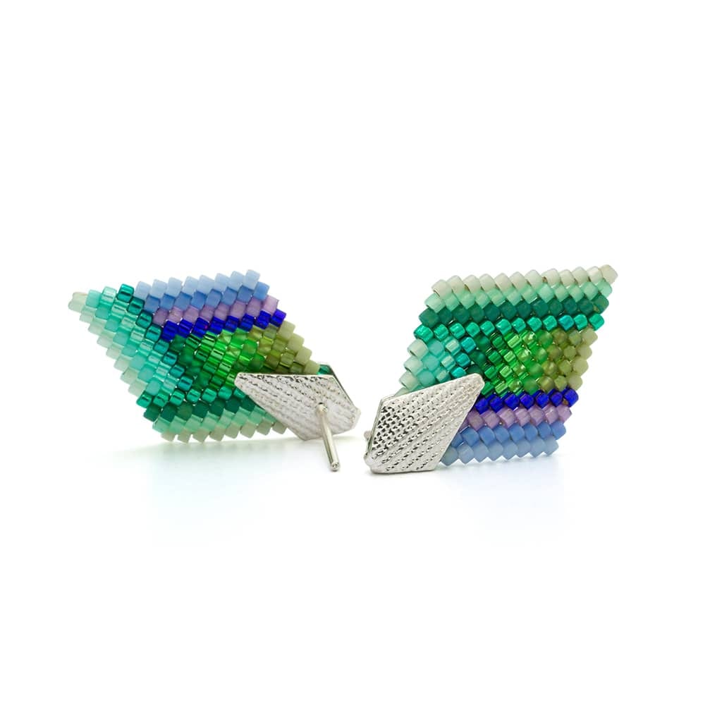 ARETES ROMBO ART DECO - imagen 1