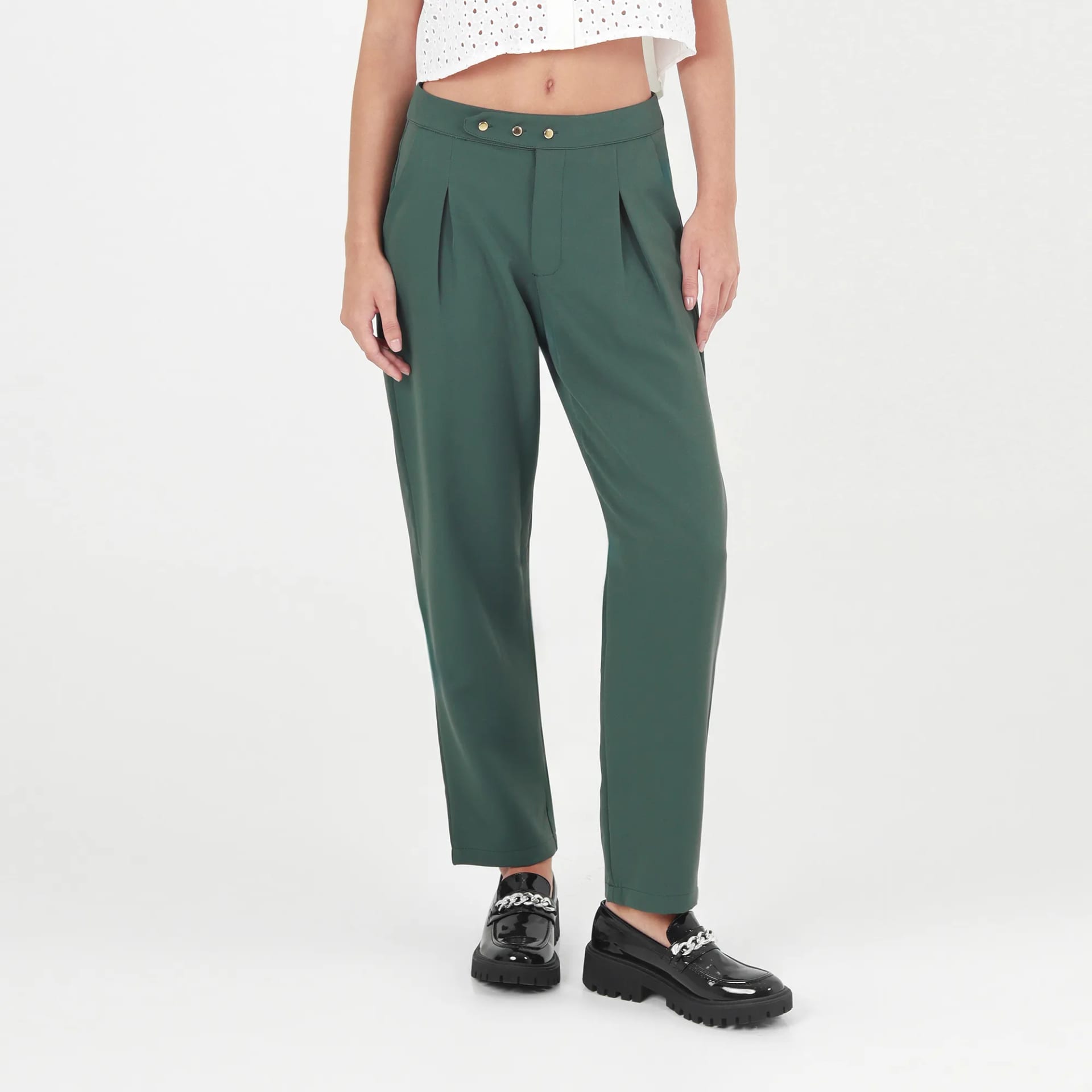 Pantalon Tiro Alto Bota Recta - imagen 5