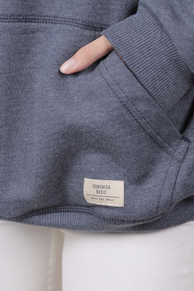 HOODIE AZUL UNISEX- BÁSICO - imagen 2