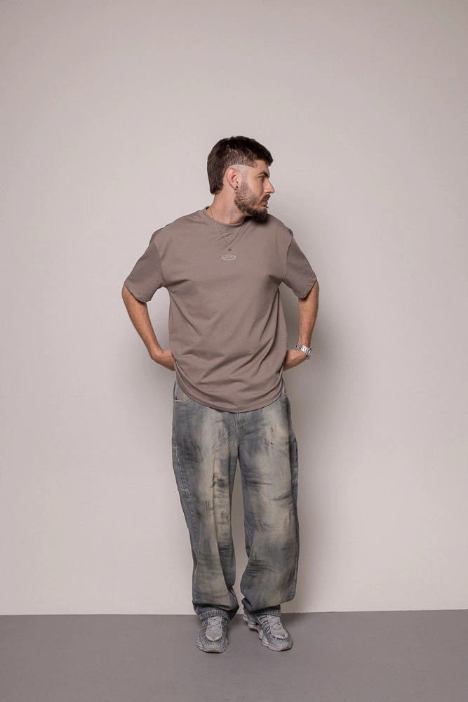Camiseta Basica Sogno-Gris - imagen 4